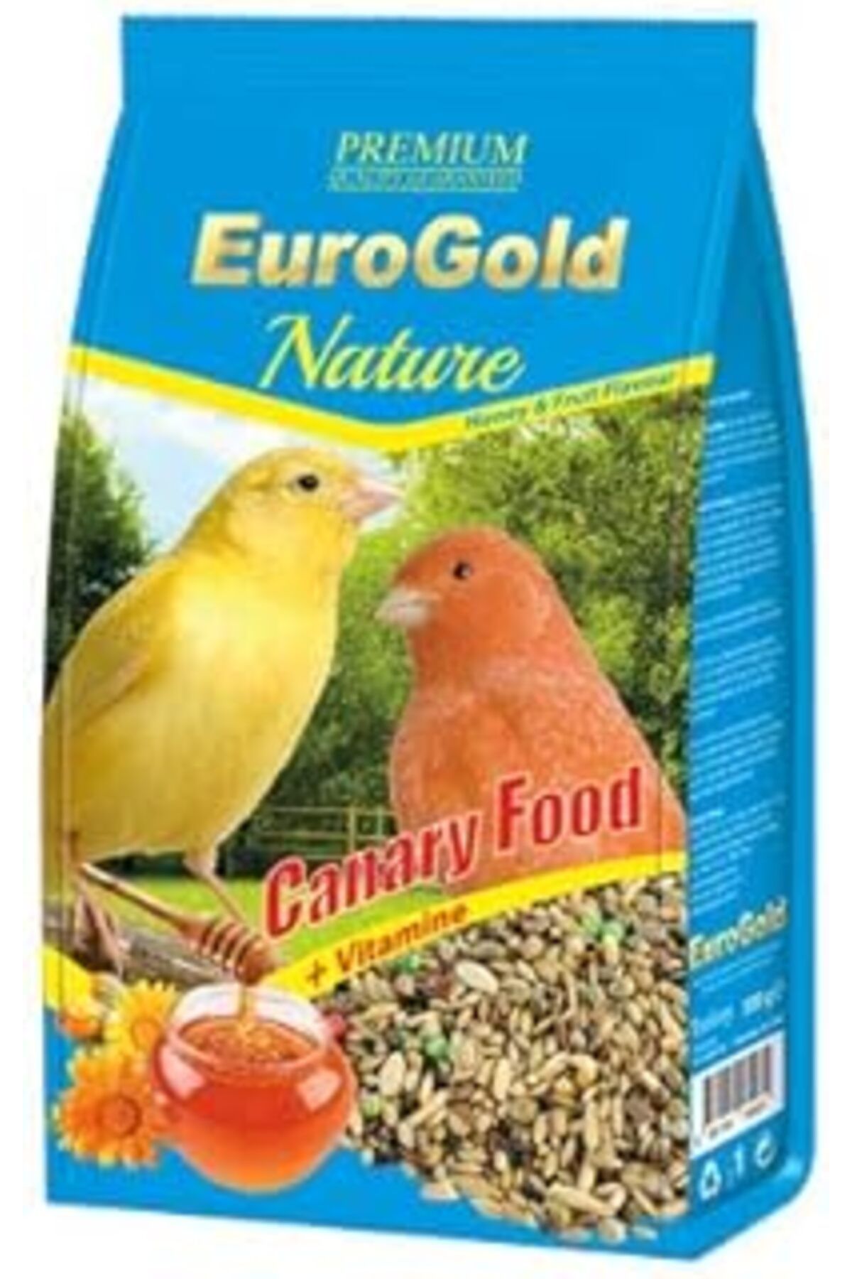 Mu Art Ahşap Eurogold Kanarya Yemi, Ballı Ve Meyveli, 500 Gr