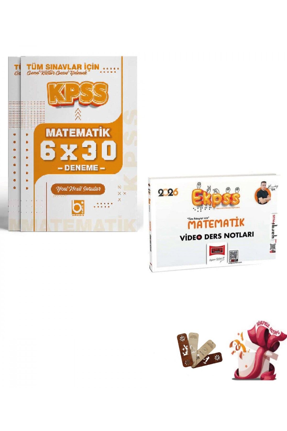 Bi bigelio 2026 EKPSS Matematik Video Ders Notları ve Deneme Seti 2 Kitap Bigelio ve Yargı Yayınları