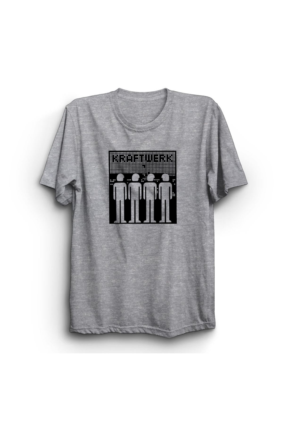 The Fame Kraftwerk, Men, Müzik Grubu Baskılı, Unisex, %100 Pamuk Tişört