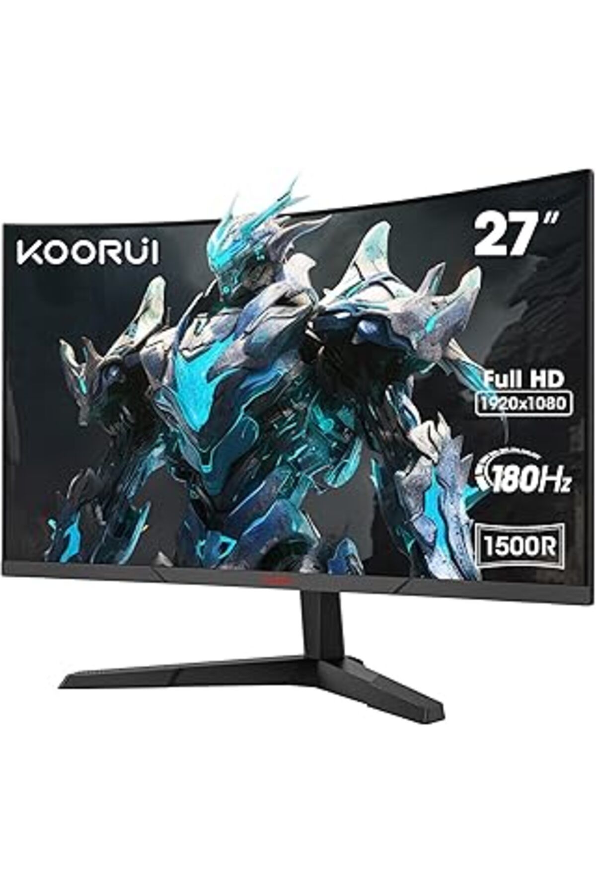 Mu Art Ahşap Koorui Monitör 27E6Ca 27 Inç, 180Hz, Fhd, 1920*1080, 6Ms, Va, Adaptive Sync, Monitörler, Gaming, Hd