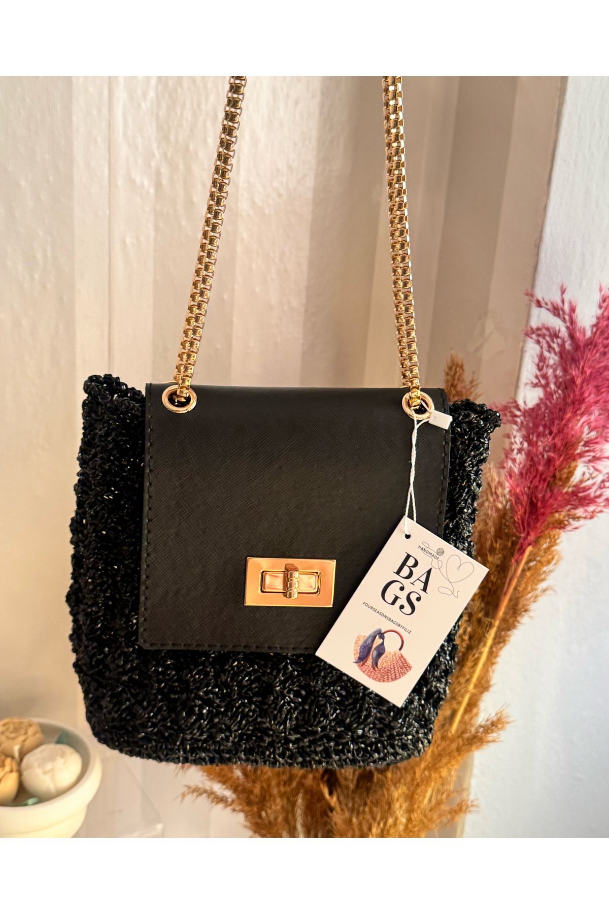 fourseasonsbagsbyfiliz BLACK ELEGANCE BAG