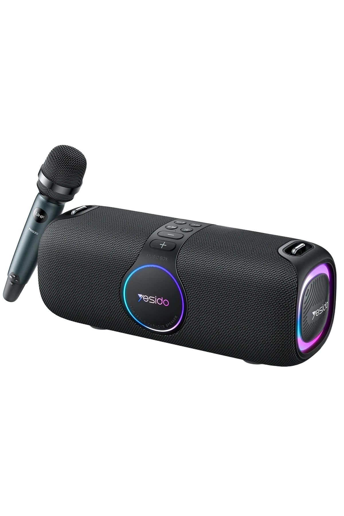 WANNA PROTECT 2 Adet 40W ve 2 Adet 20W Dahili Hoparlörlü Harici Mikrofonlu BT 5.0 RGB Kablosuz Hoparlör YSW21