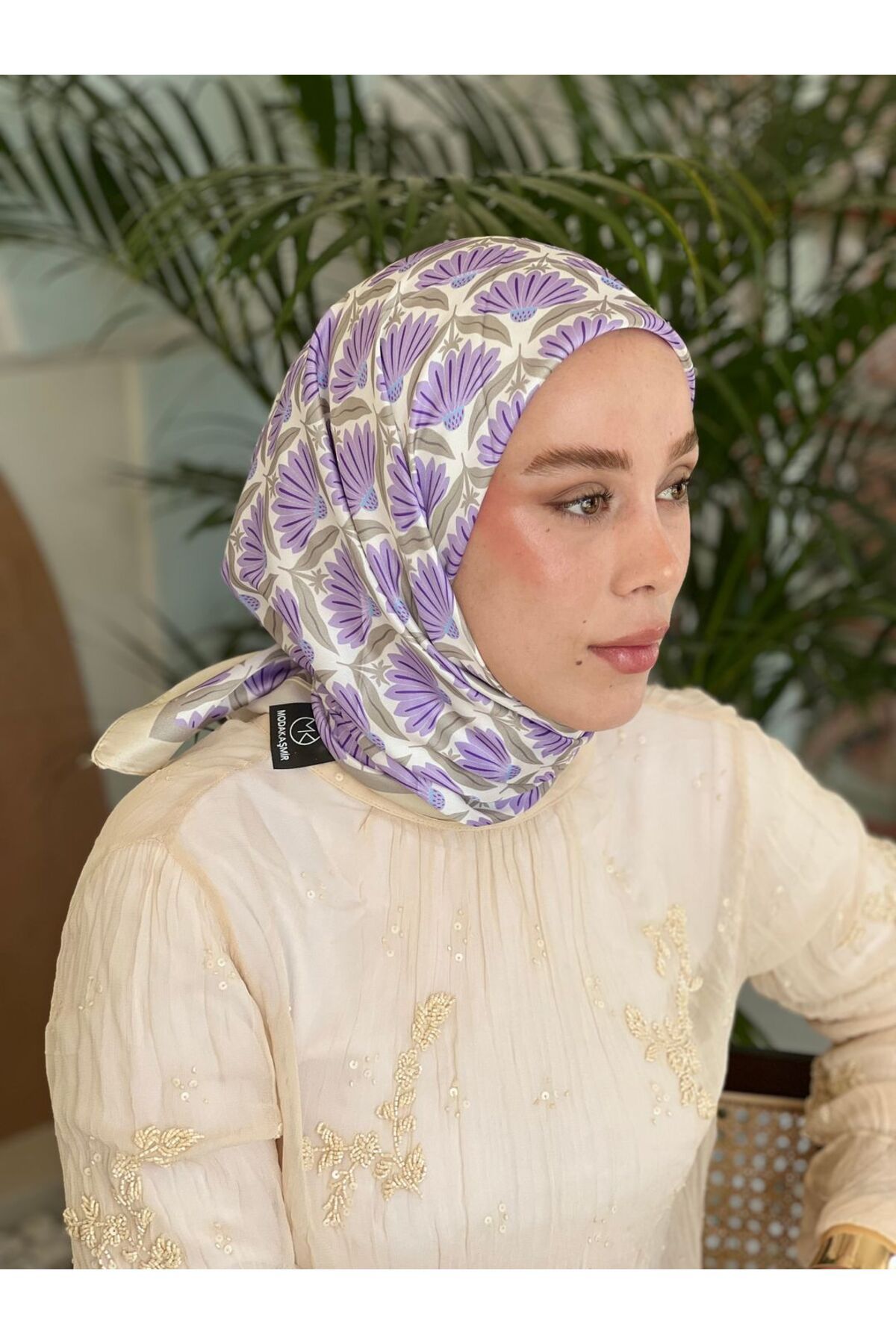 Modakaşmir Petalia Desen Tanca Eşarp