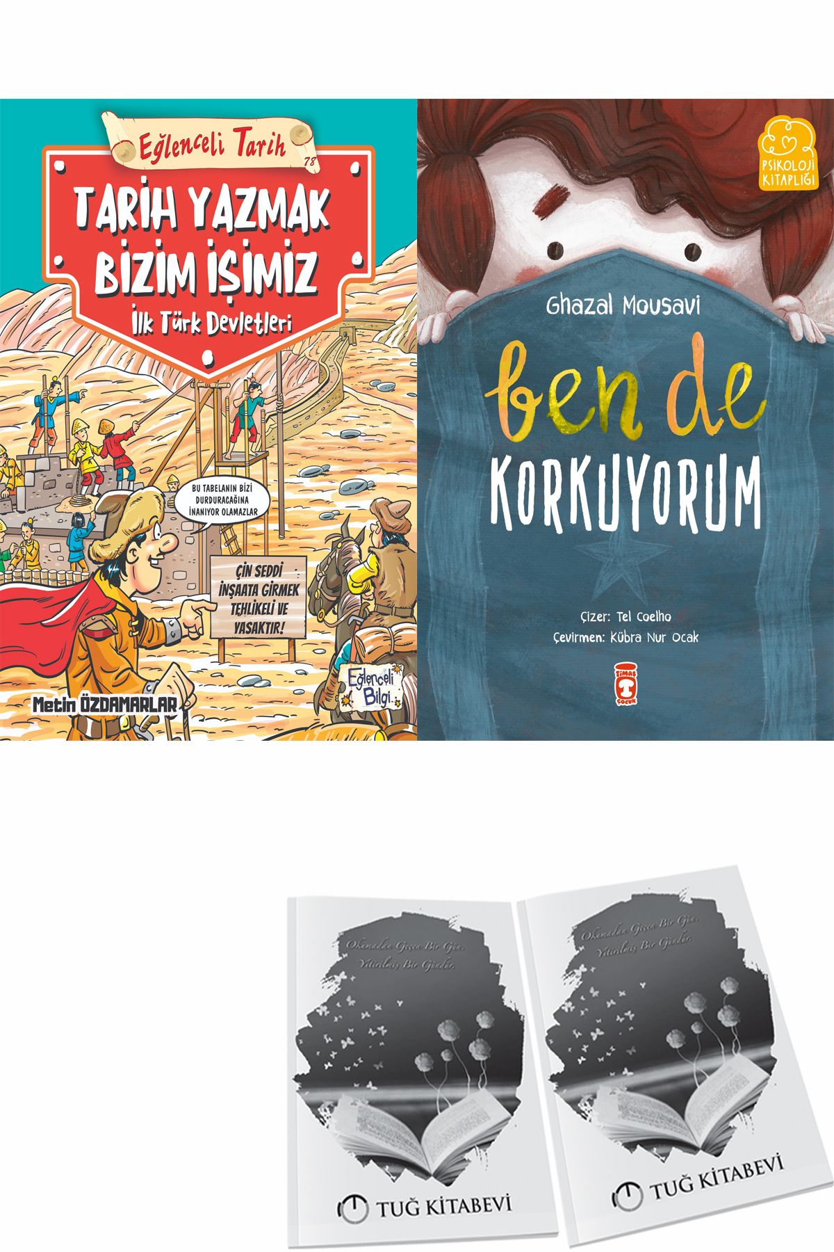 Eğlenceli Bilgi Yayınları Tarih Yazmak Bizim İşimiz İlk Türk Devletleri ve Ben de Korkuyorum + Hediyeli
