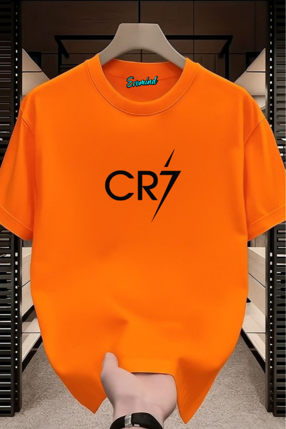 Evomind CR7 Baskılı Unisex T-shirt