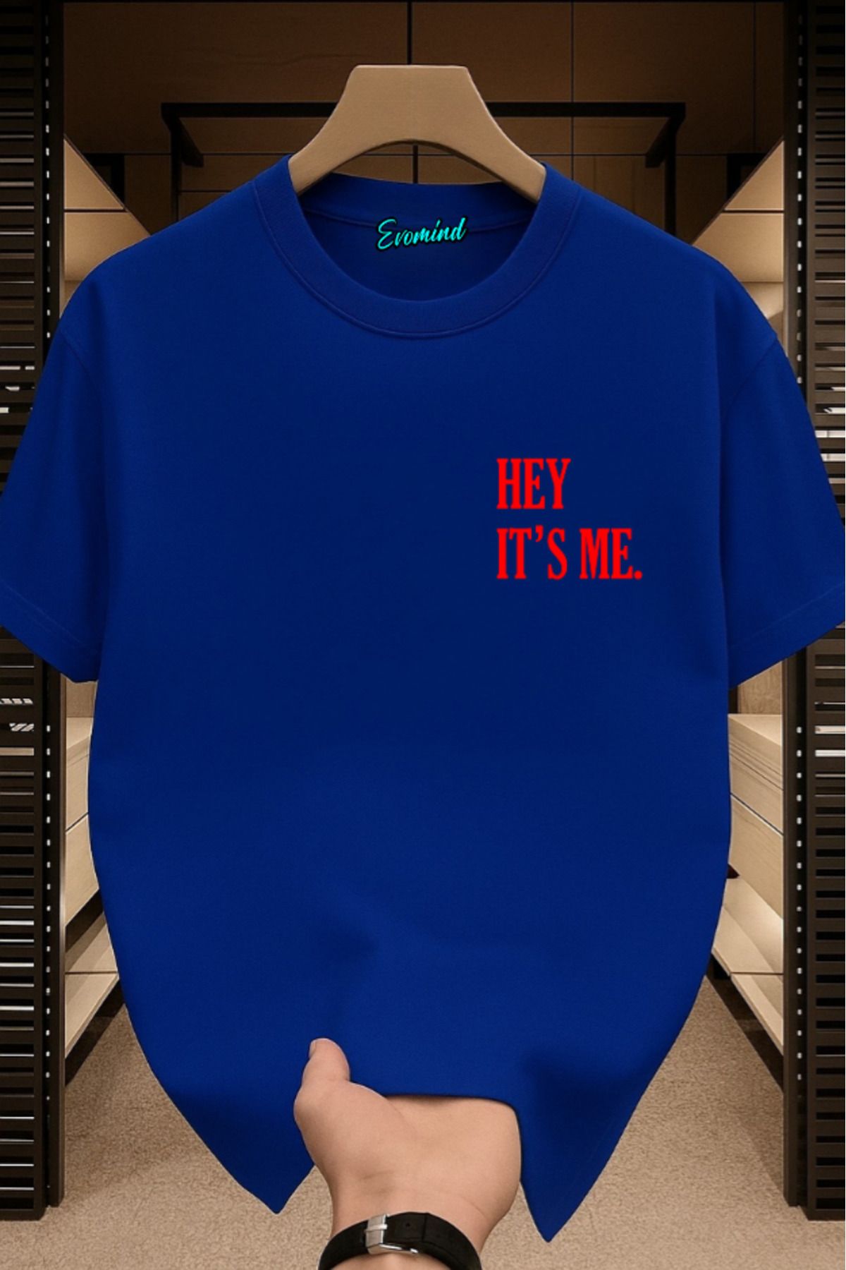 Evomind Hey It's Me Baskılı Unisex T-shirt