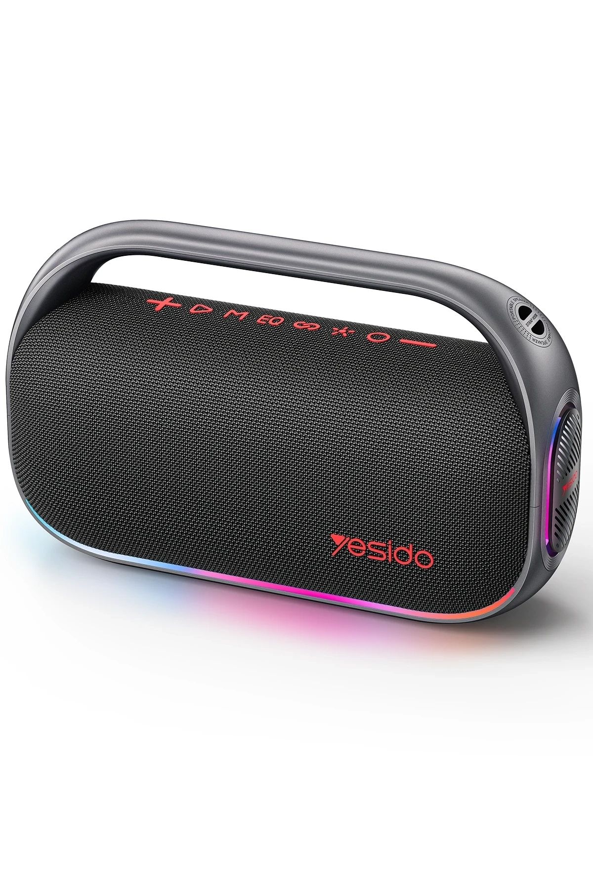 WANNA PROTECT 2 Adet 40W Dahili Hoparlörlü BT 5.0 RGB Kablosuz Ses Bluetooth Hoparlör YSW31
