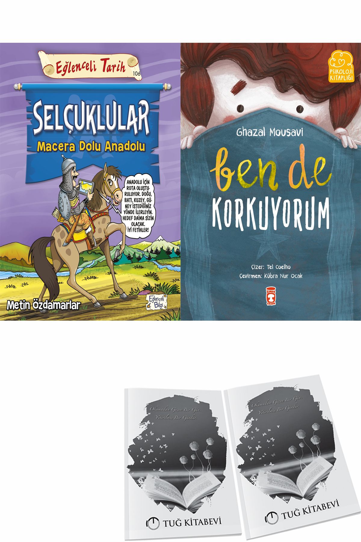 Eğlenceli Bilgi Yayınları Selçuklular Macera Dolu Anadolu ve Ben de Korkuyorum + Hediyeli