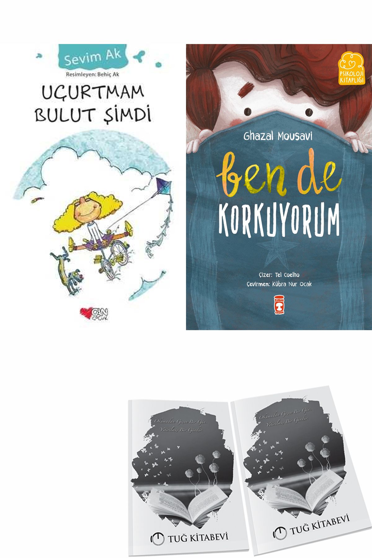 Can Yayınları Uçurtmam Bulut Şimdi ve Ben de Korkuyorum + Hediyeli
