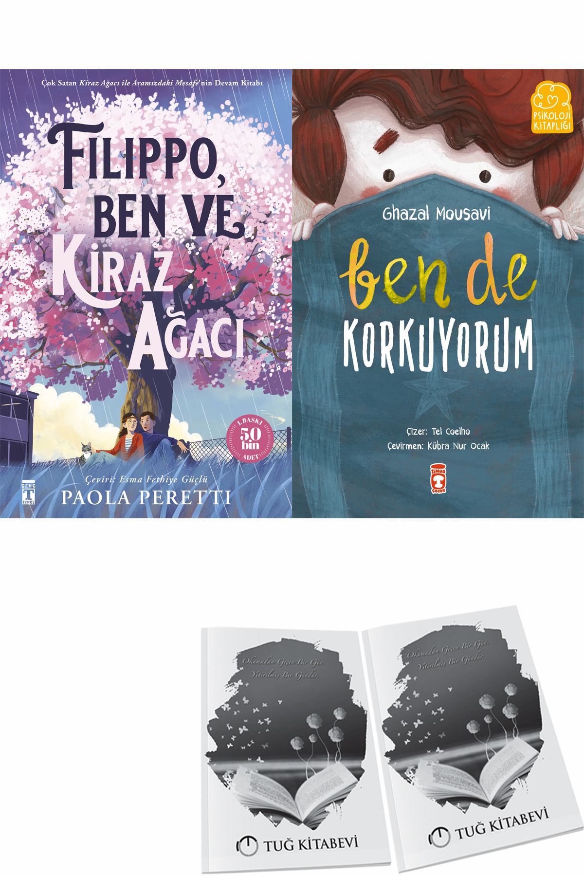 Genç Timaş Filippo Ben ve Kiraz Ağacı ve Ben de Korkuyorum + Hediyeli