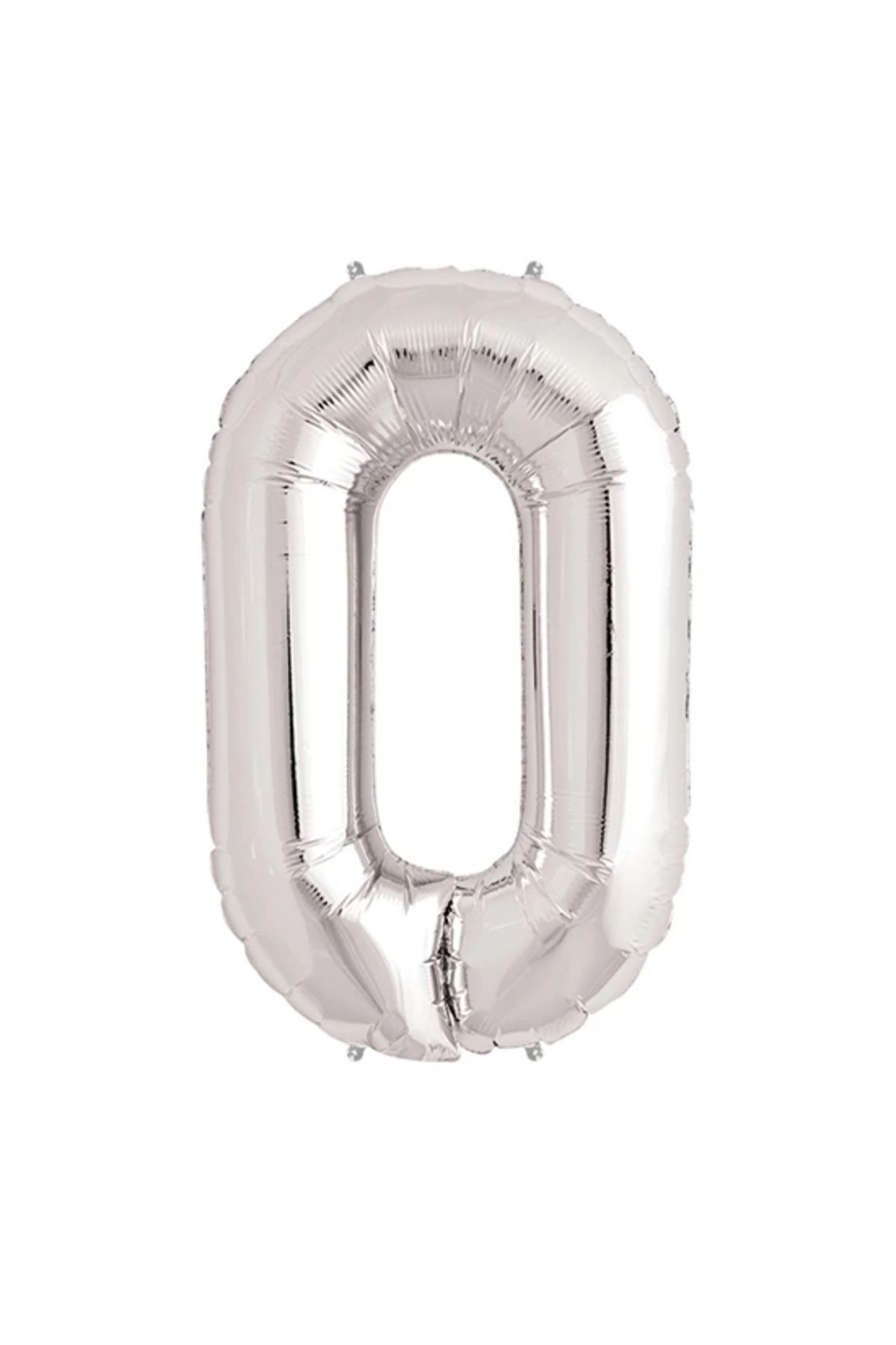 artisania 0 Rakam Folyo Balon Gümüş 40 inç