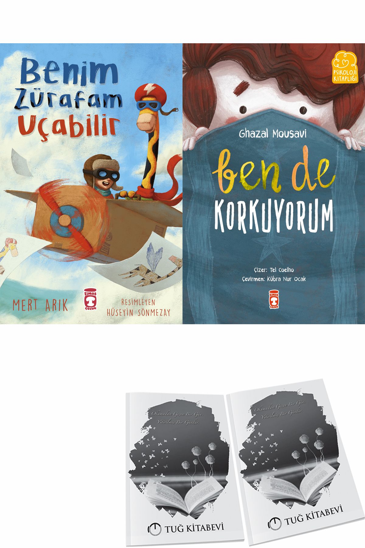 Timaş Çocuk Benim Zürafam Uçabilir ve Ben de Korkuyorum + Hediyeli