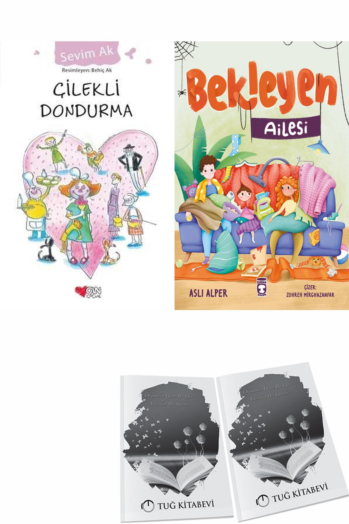Can Yayınları Çilekli Dondurma ve Bekleyen Ailesi + Hediyeli
