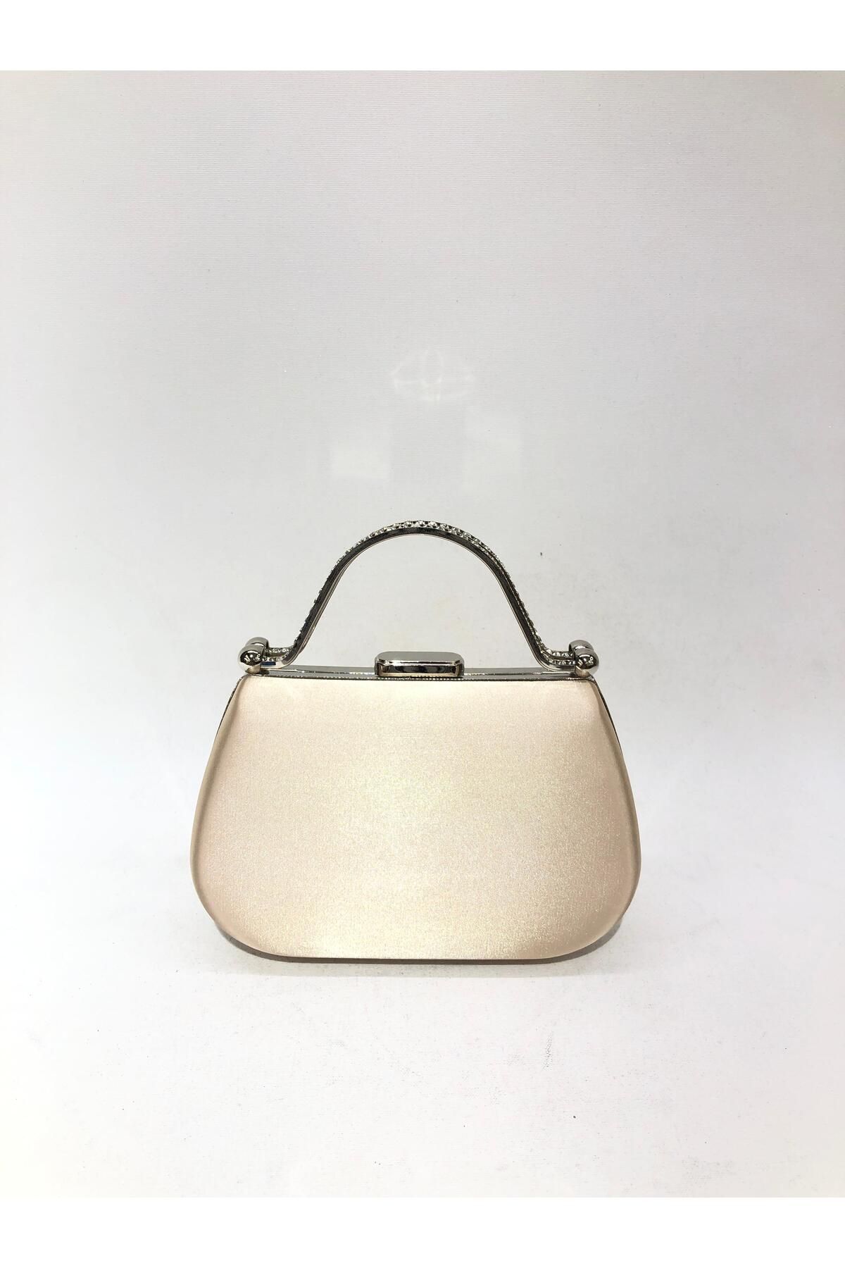 womenacs Ten Renk Elde Tutma Aksesuarlı Abiye Clutch Portföy Düğün Nişan Kına Kadın Gece Çantası (askılı)