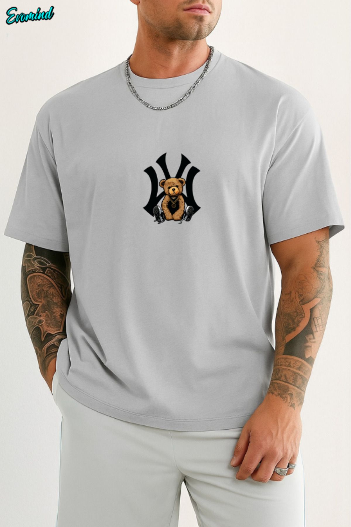 Evomind NY Baskılı Unisex T-shirt