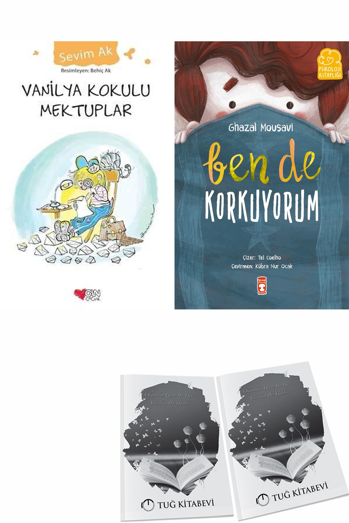 Can Yayınları Vanilya Kokulu Mektuplar ve Ben de Korkuyorum + Hediyeli