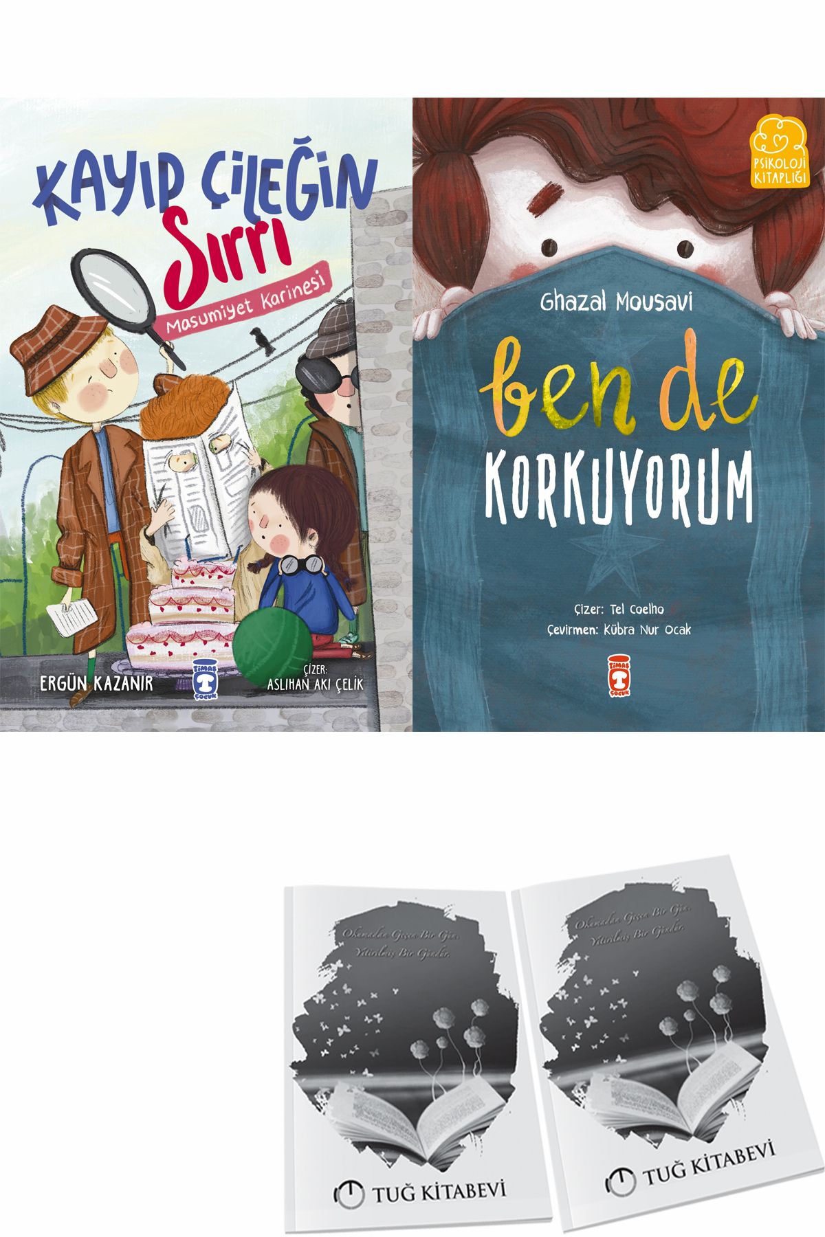 Timaş Çocuk Kayıp Çileğin Sırrı ve Ben de Korkuyorum + Hediyeli