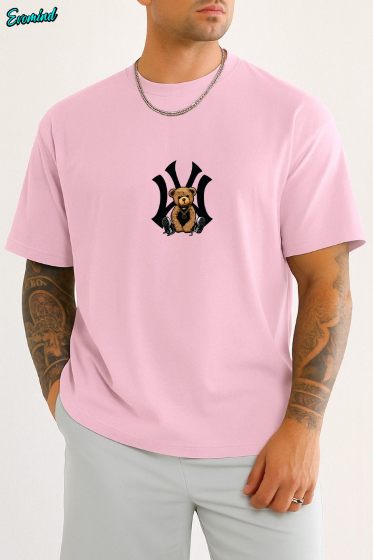 Evomind NY Baskılı Unisex T-shirt