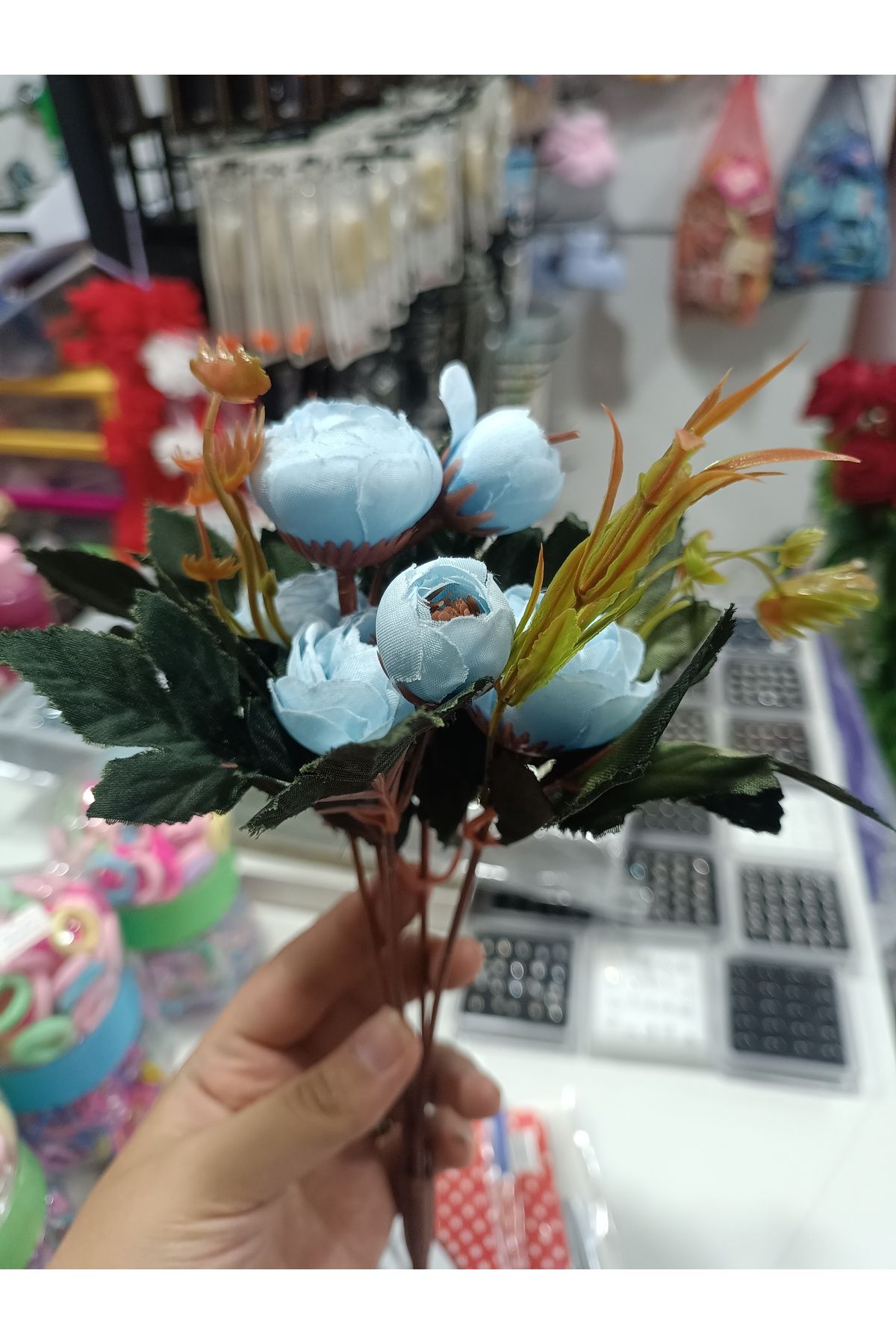 Store Yapay çiçek mavi gül