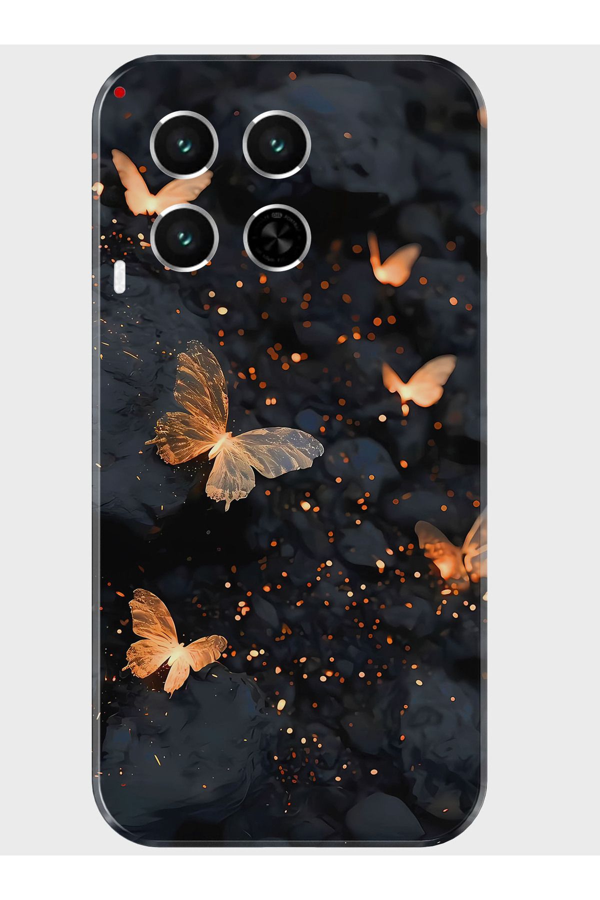 Activist Tecno Camon 30 Kılıf Baskılı Silikon Kapak - altın_kelebek
