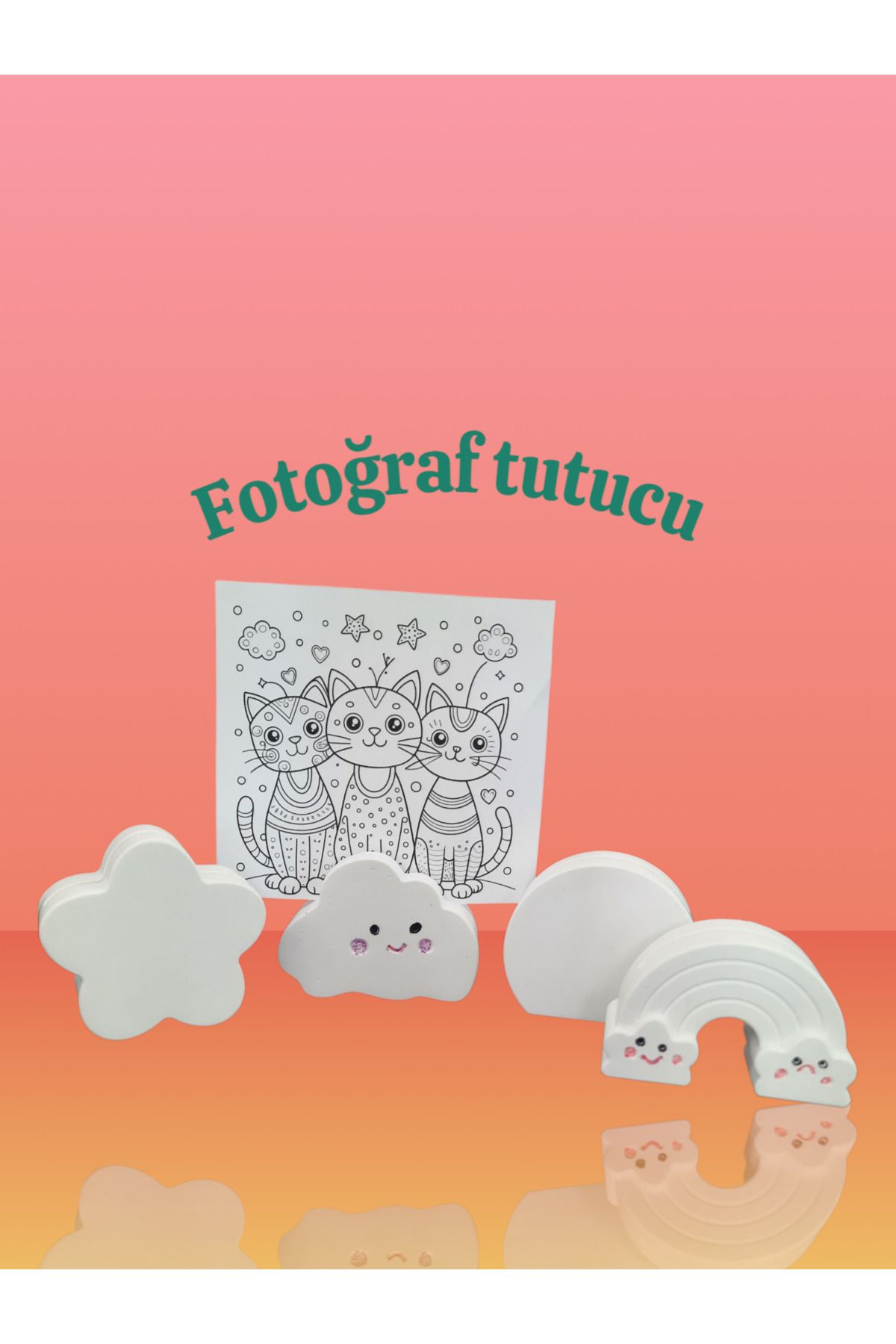 A Bunch Fotoğraf tutucu, bebek odası aksesuar, dekoratif obje, notluk,