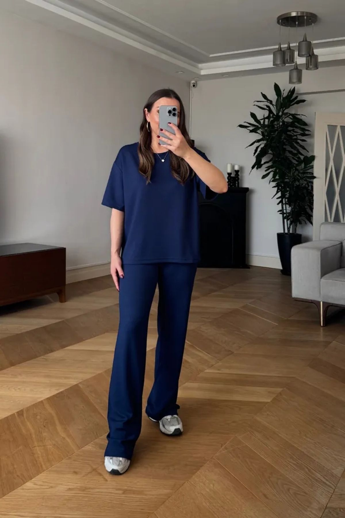 Tuba Butik Basic Tshirt Eşofman Kadın Takım