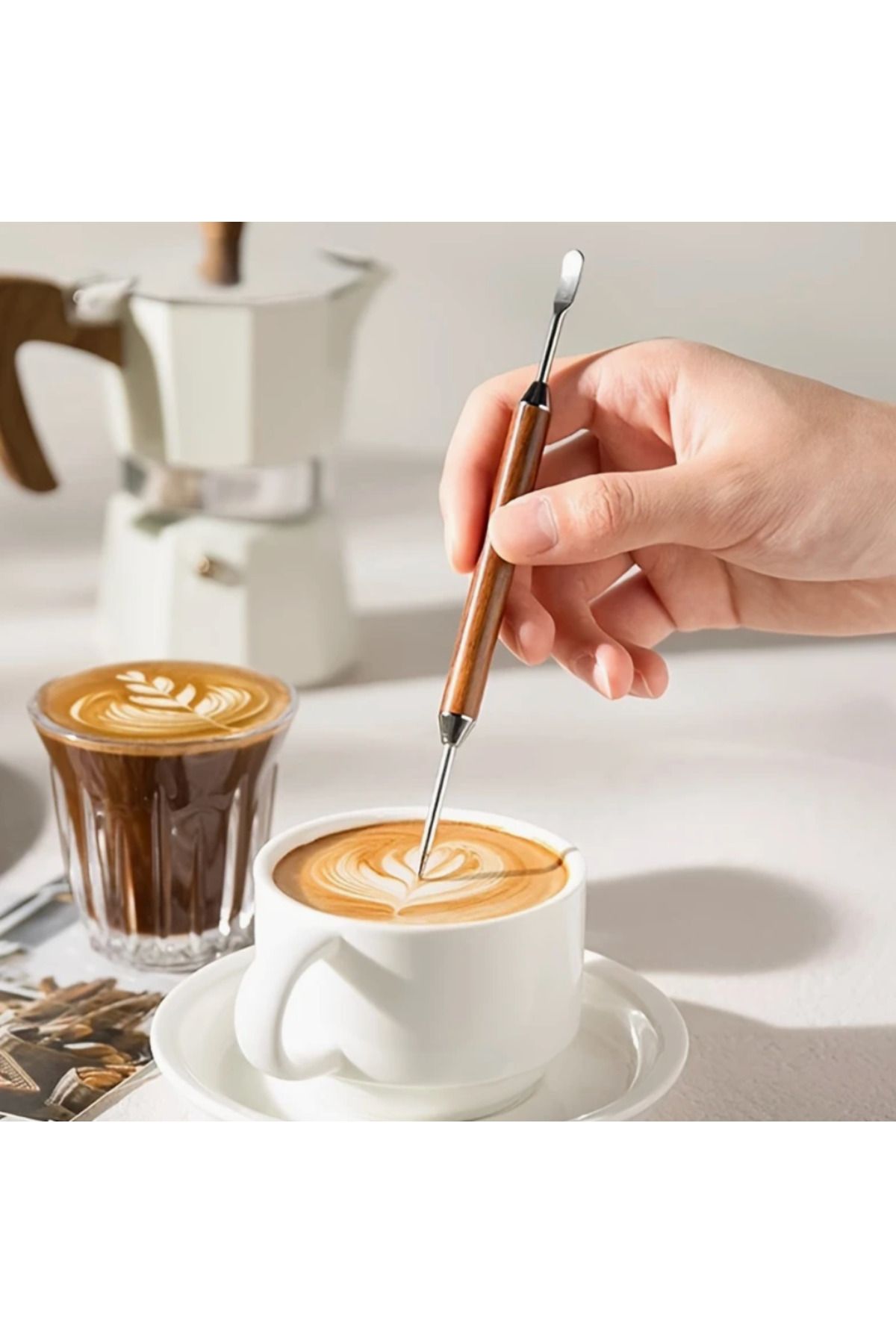 LQ Latte Art Şekillendirme Kaşığı