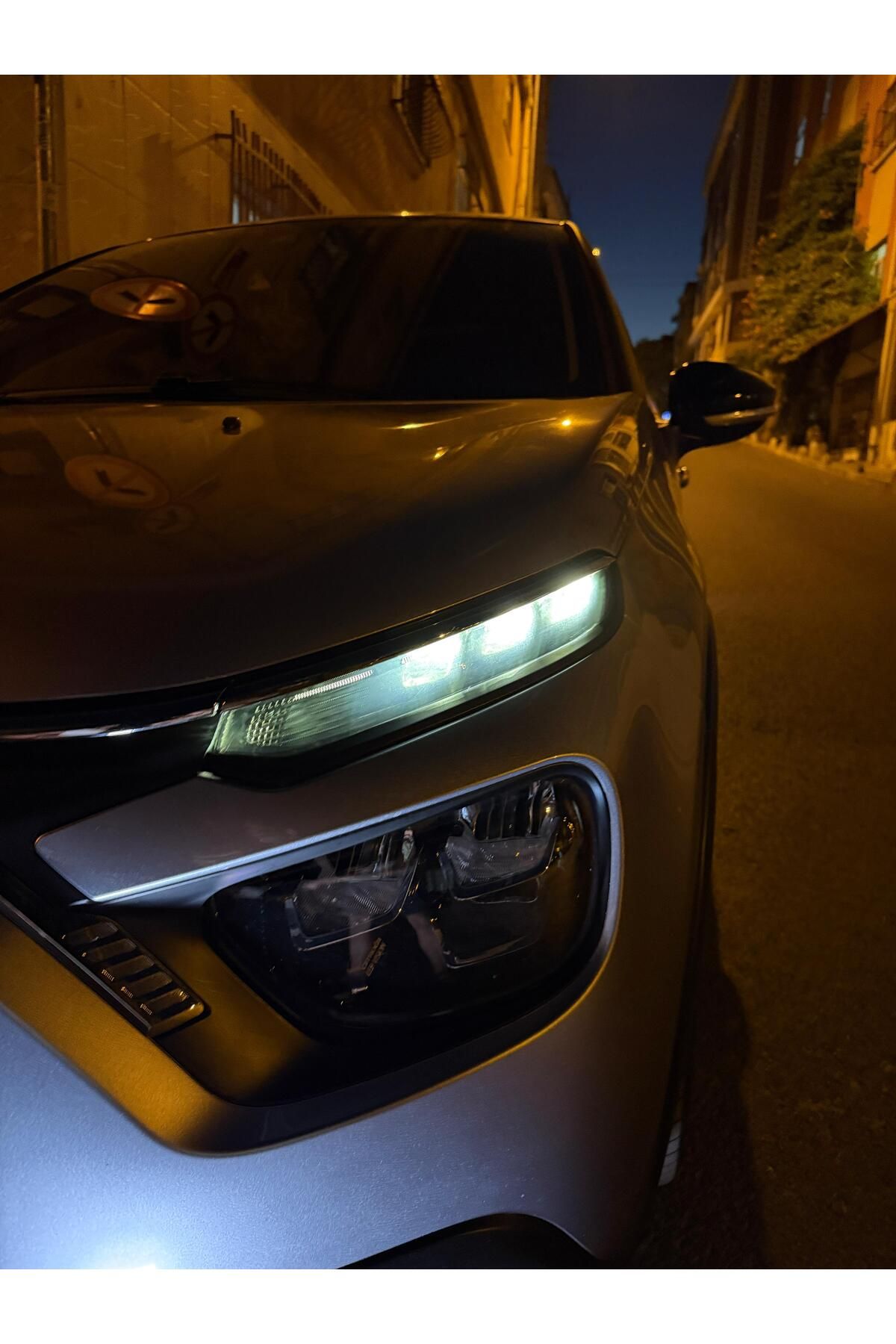 Citroen C3 Far Sticker Set Koyu Gri