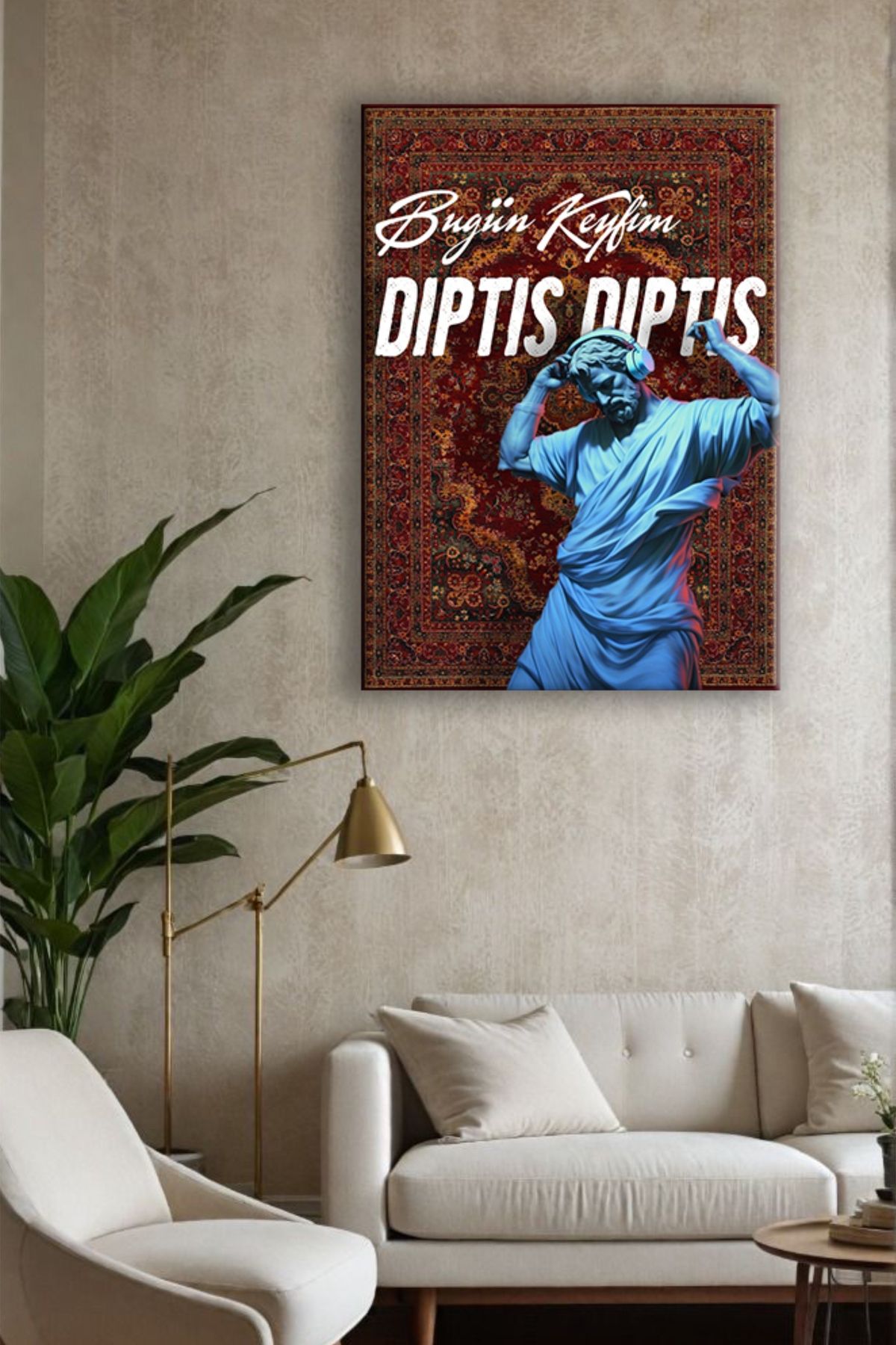 Martco Kilim Motifli Modern Kanvas Tablo | Canvas Tablo
