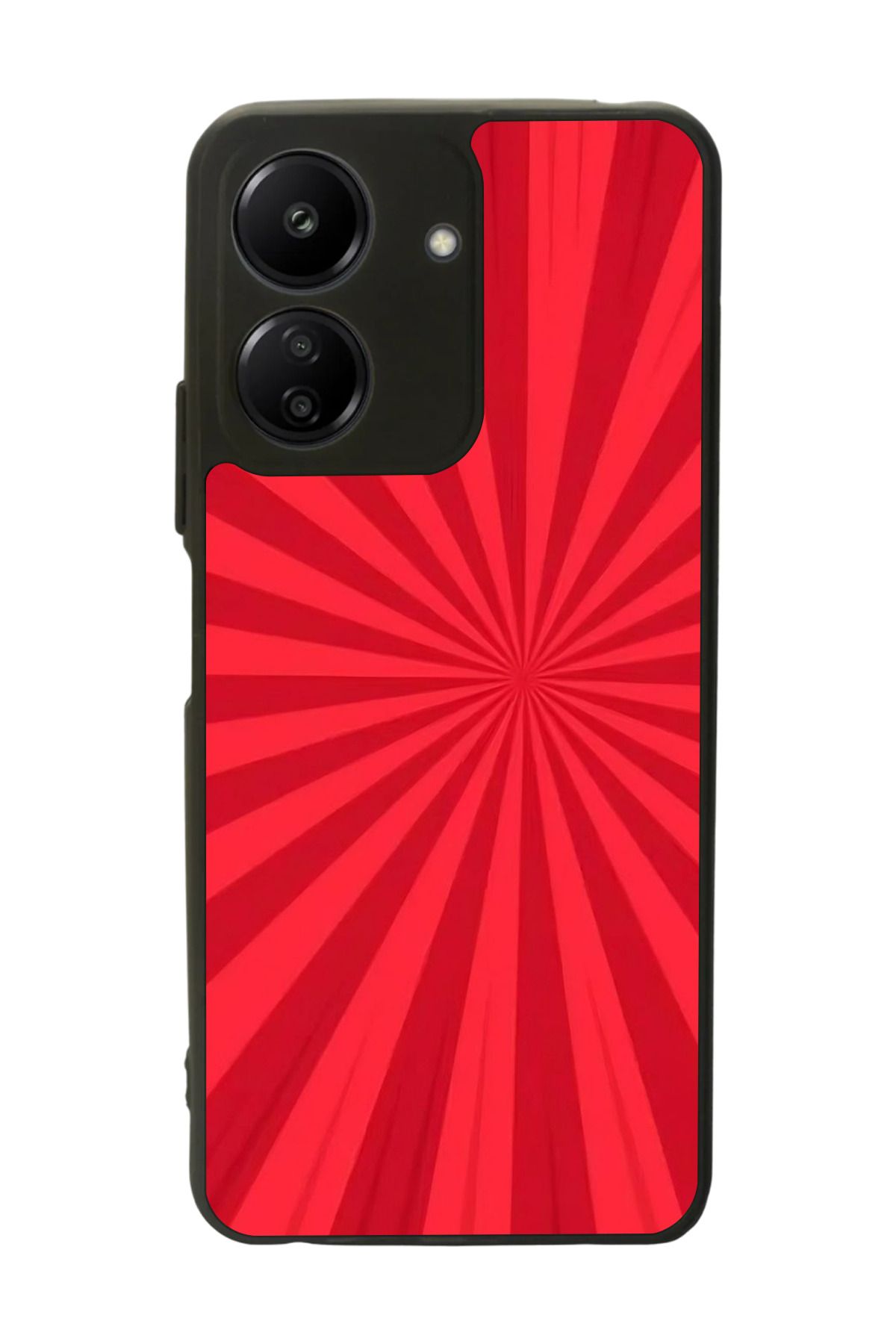 BGAKSESUAR Xiaomi Redmi 13C Uyumlu Mat Siyah Kılıf – Yumuşak Silikon, Koruyucu, Şok Emici Kapak
