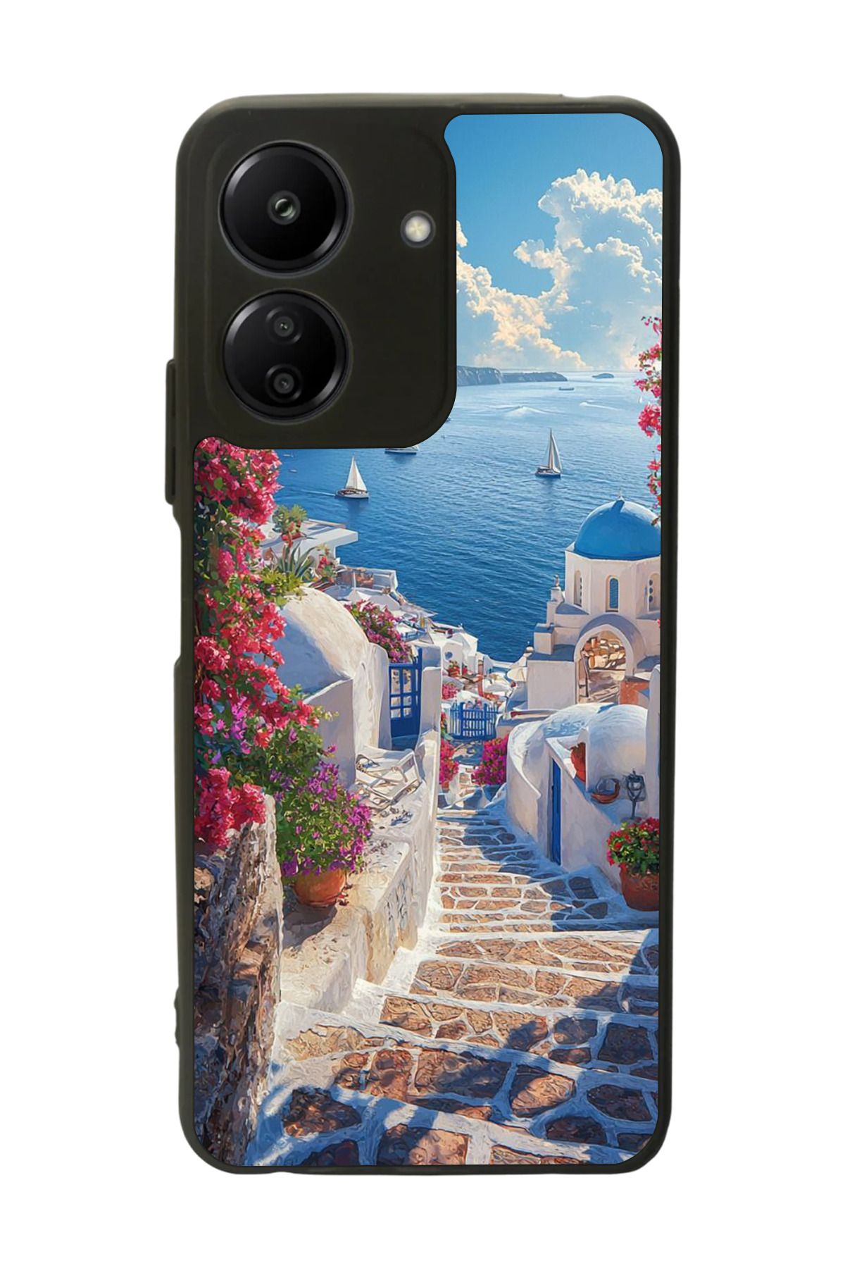 BGAKSESUAR Xiaomi Redmi 13C Uyumlu Mat Siyah Kılıf – Yumuşak Silikon, Koruyucu, Şok Emici Kapak