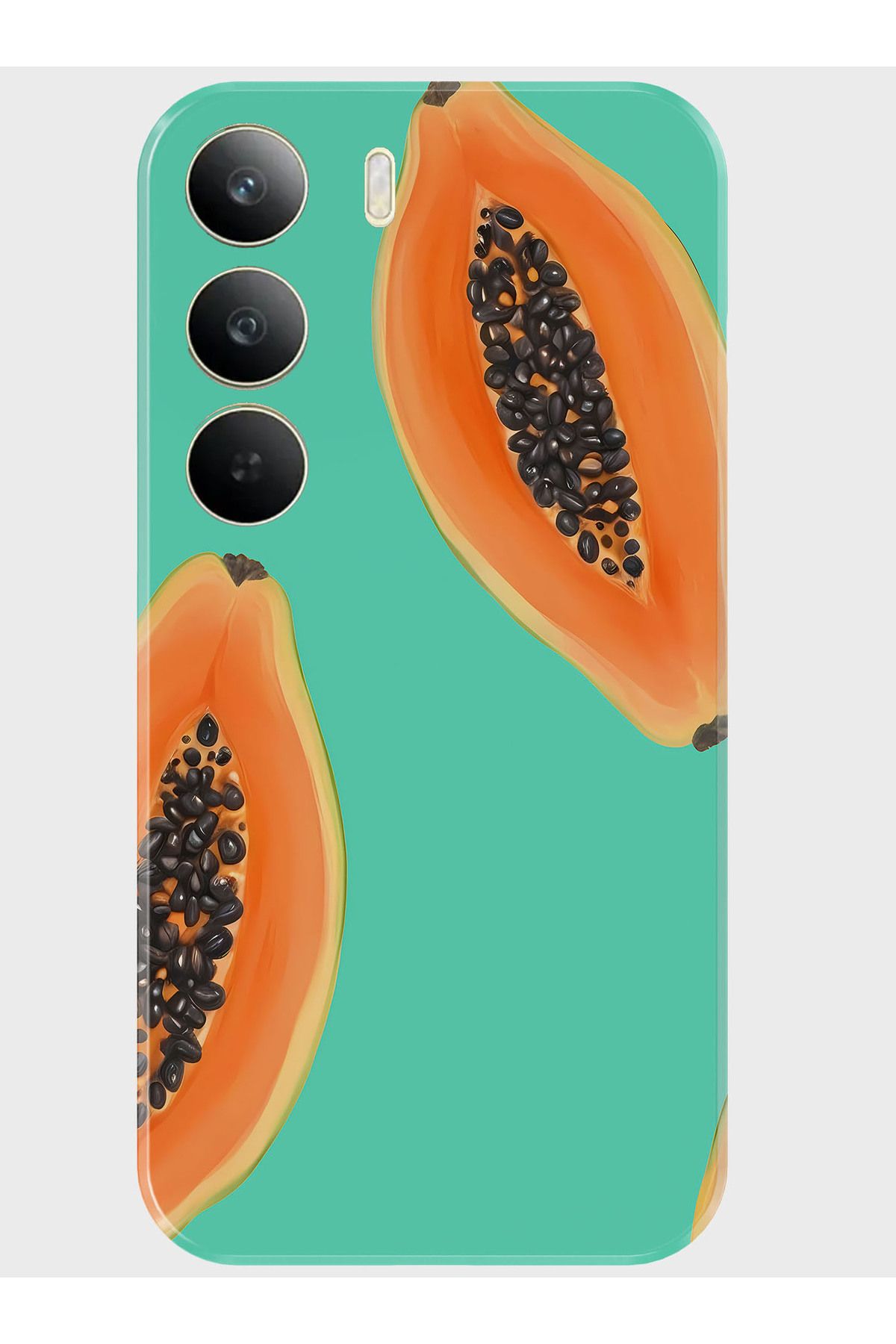 Activist Realme C75 Kılıf Baskılı Silikon Kapak - papaya