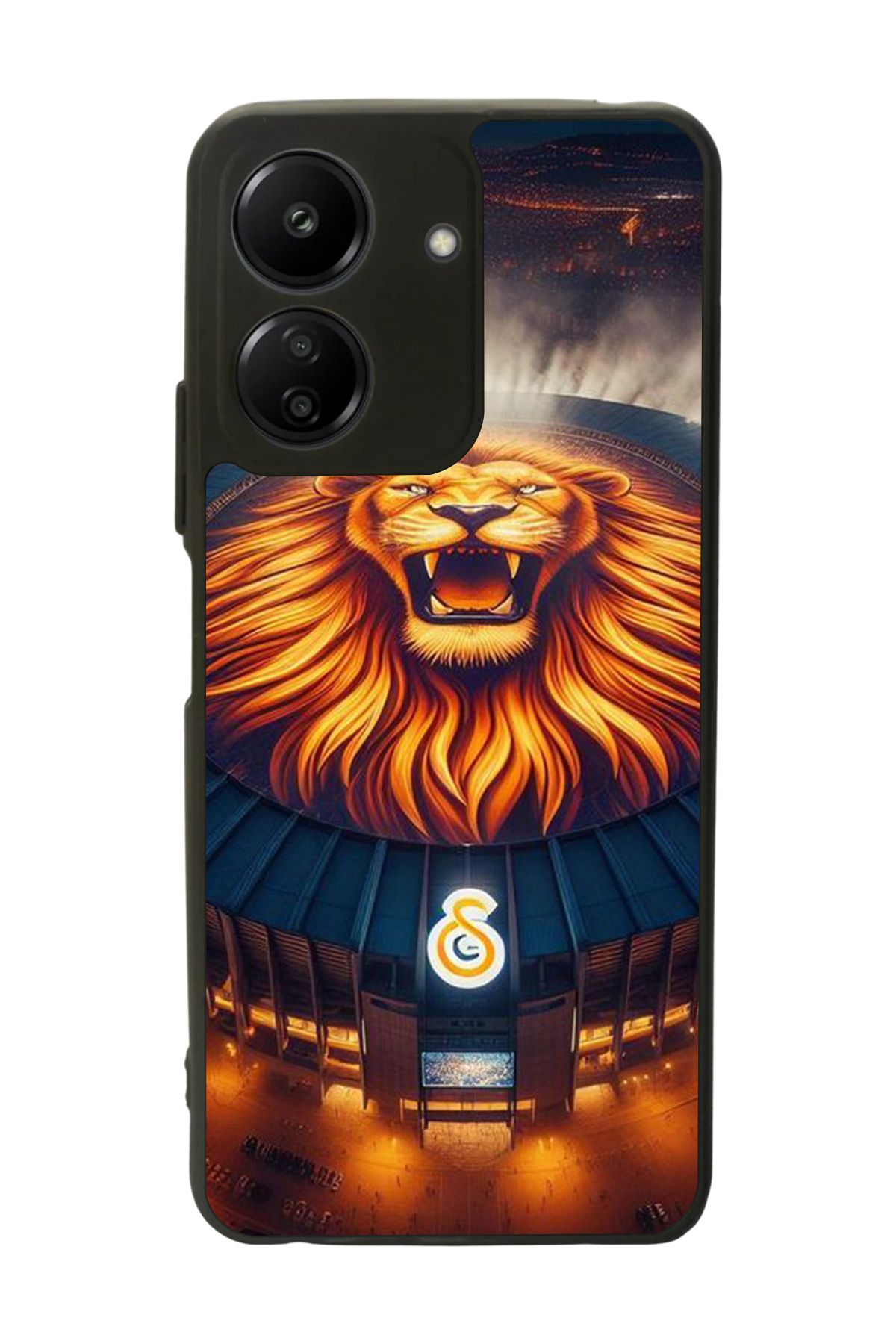 BGAKSESUAR Xiaomi Redmi 13C Uyumlu Mat Siyah Kılıf – Yumuşak Silikon, Koruyucu, Şok Emici Kapak