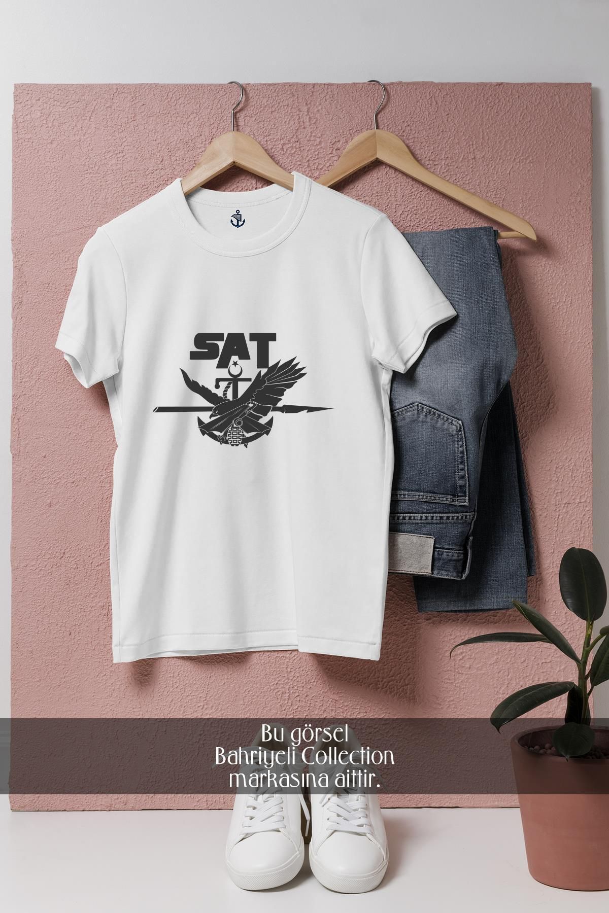 Bahriyeli Collection Oversize Sat - Sualtı Taaruz Komandosu (2) Tasarımlı Unisex T-Shirt