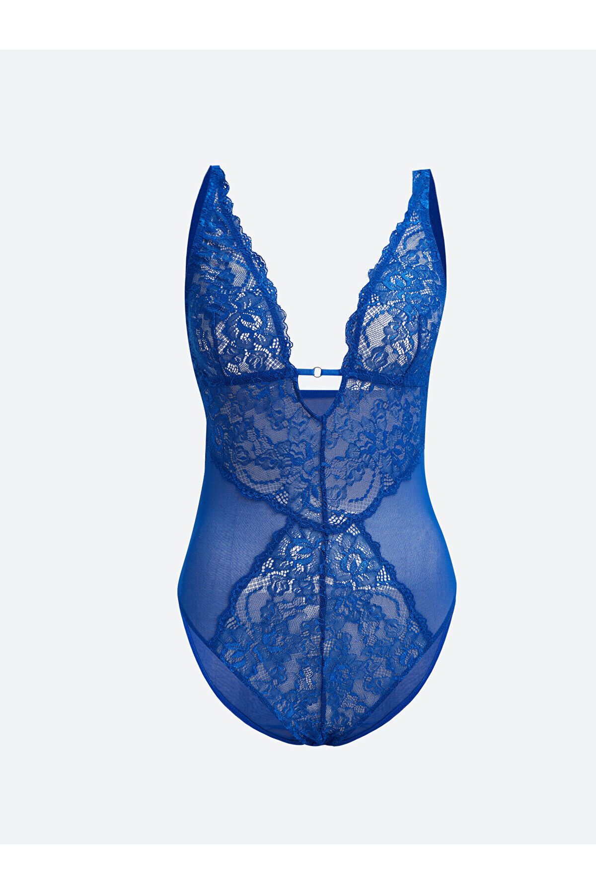 LC Waikiki V Yaka Dantelli Bodysuit