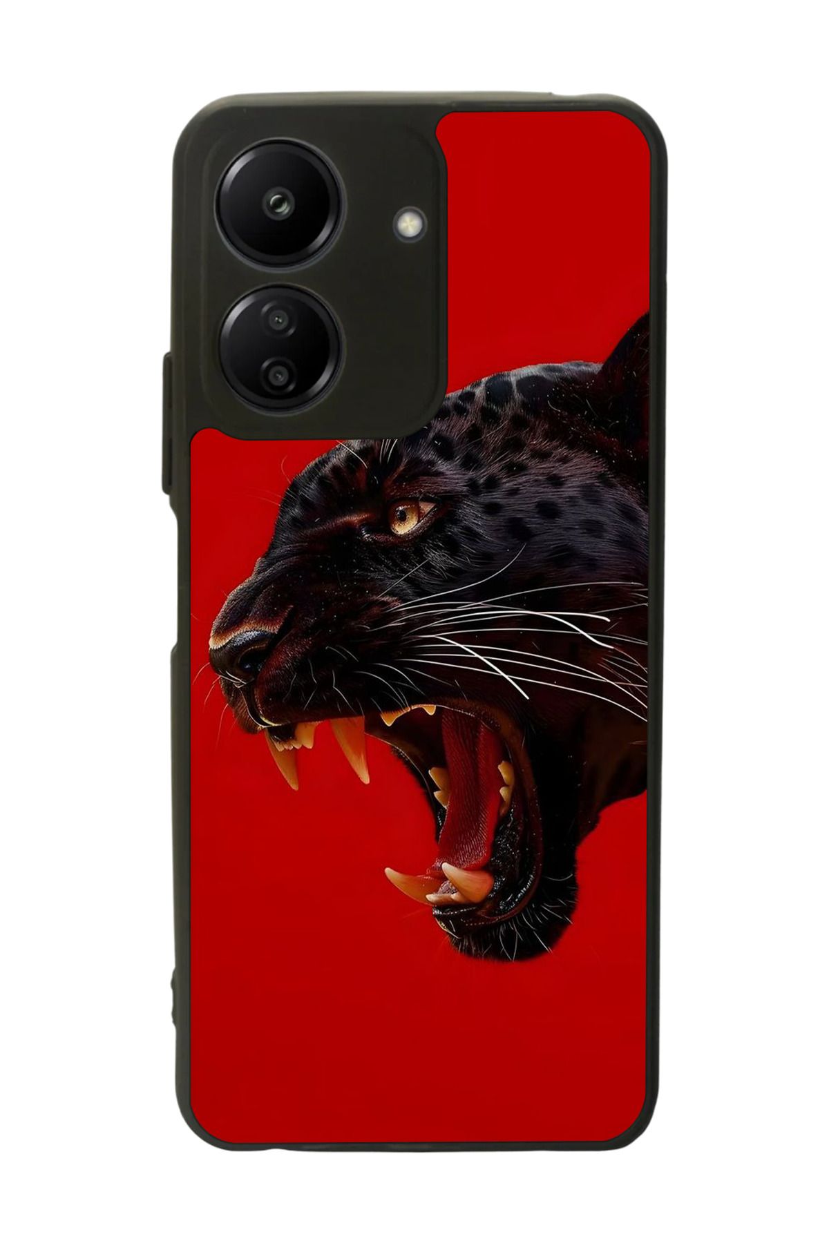 BGAKSESUAR Xiaomi Redmi 13C Uyumlu Mat Siyah Kılıf – Yumuşak Silikon, Koruyucu, Şok Emici Kapak