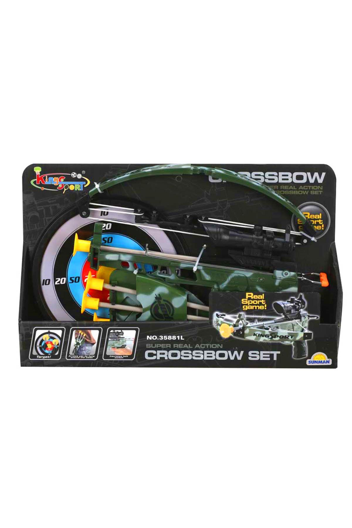 Banadabak CROSSBOW ASKERİ OK SETİ 35881L SADAKLI HEDEFLİ 6+(1 ADET FİYATIDIR)