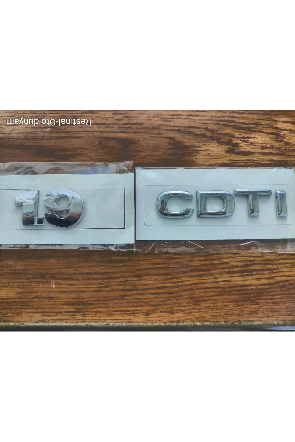 restinal Opel Vectra C Arka Bagaj 1.9 CDTI Yazısı