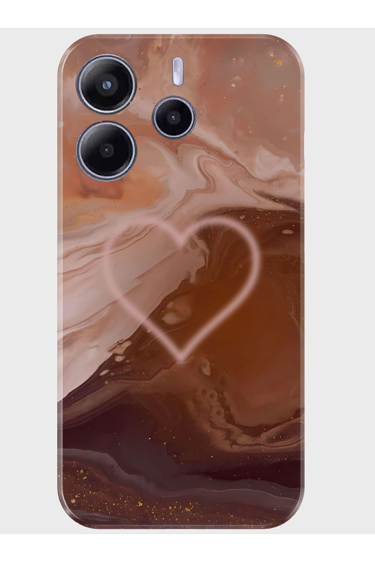 Activist Xiaomi Redmi Note 14 5G Kılıf Baskılı Silikon Kapak - kahvekalp