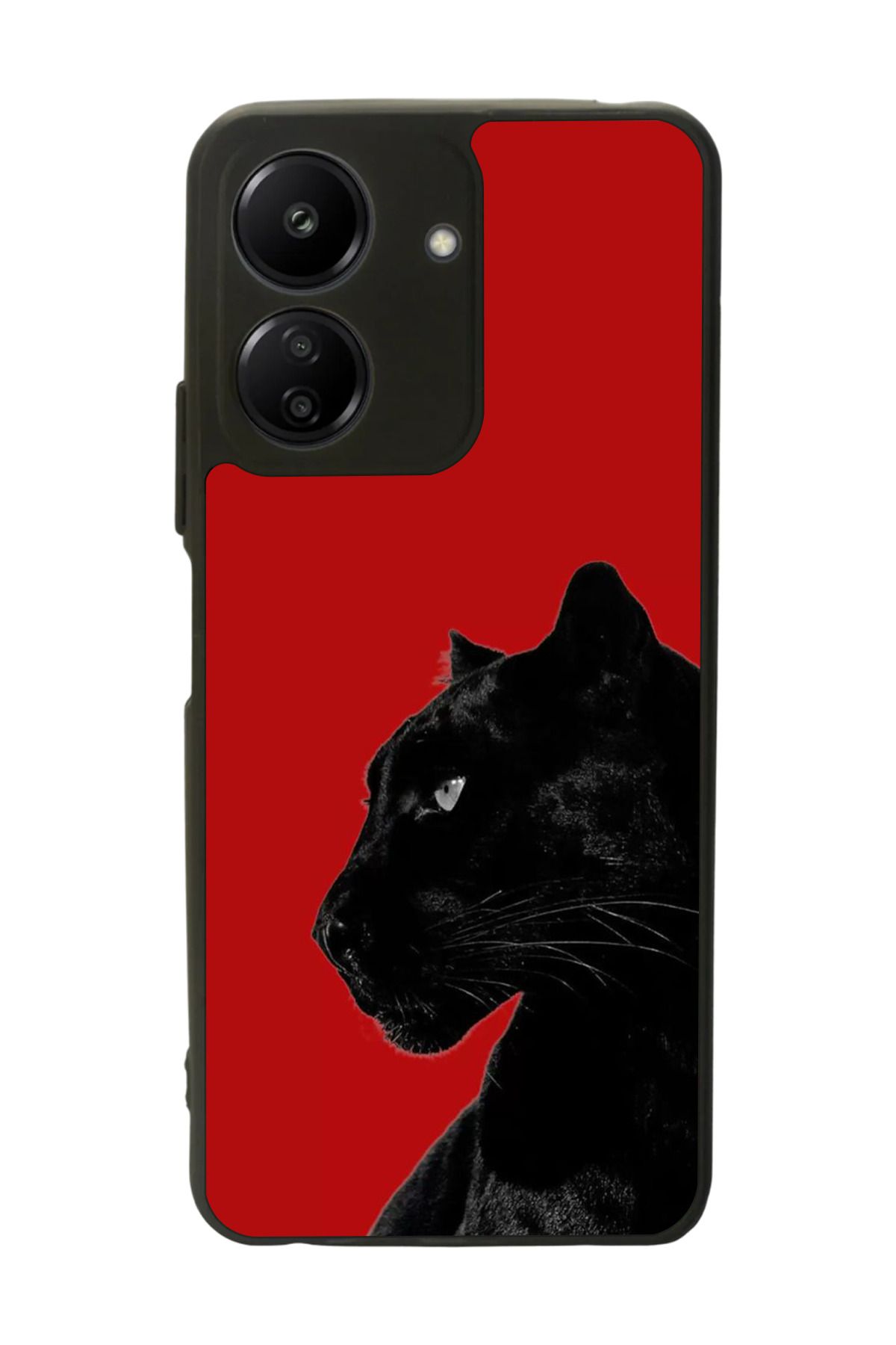 BGAKSESUAR Xiaomi Redmi 13C Uyumlu Mat Siyah Kılıf – Yumuşak Silikon, Koruyucu, Şok Emici Kapak