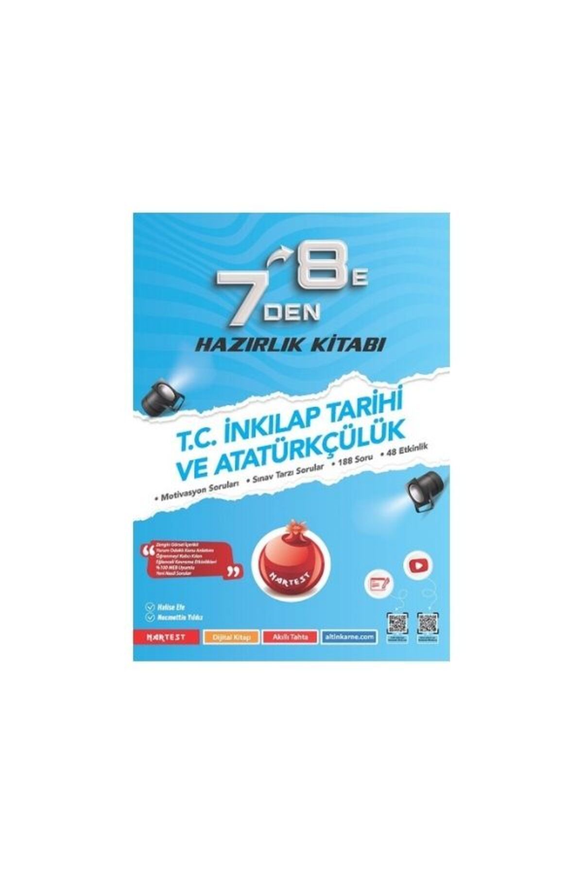 Nartest Yayınları Nartest 7 den 8 e İnkılap Tarihi Hazırlık Kitabı