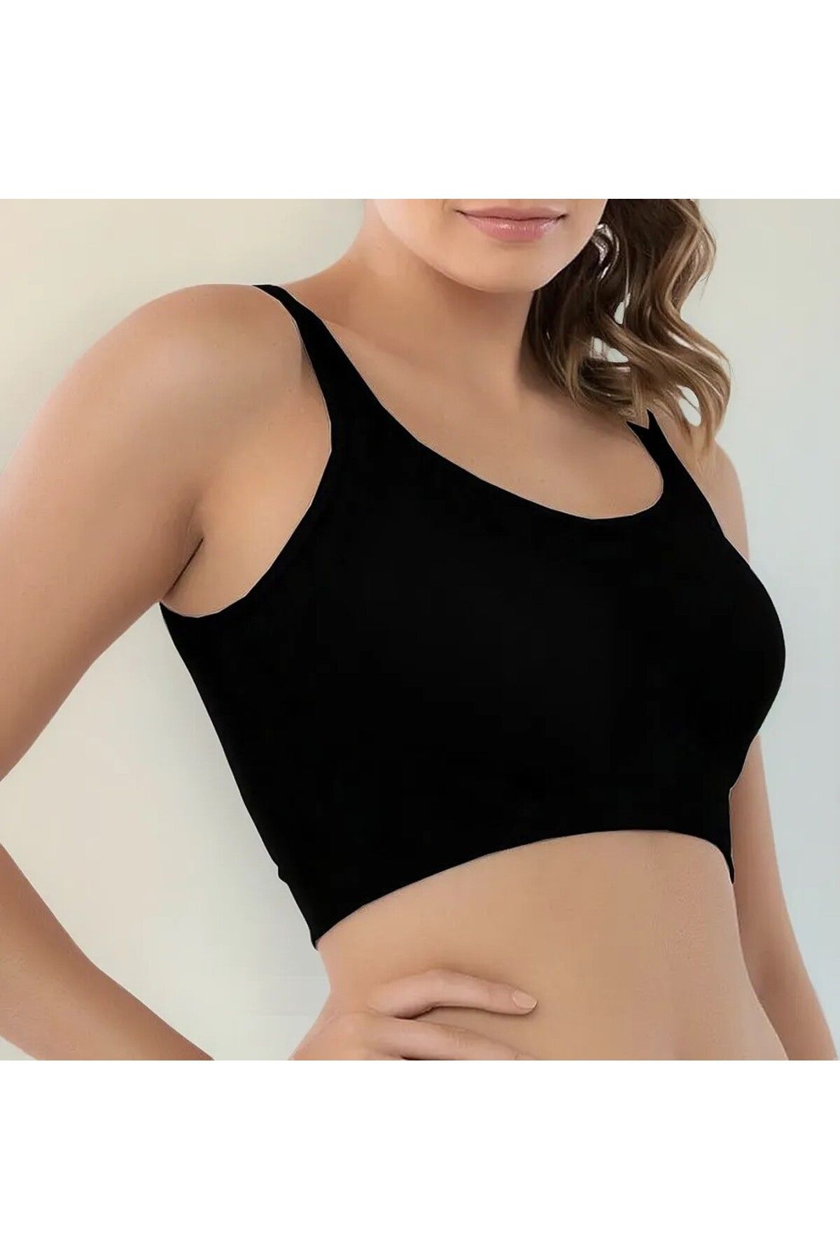 Ht Sağlık Dalgıç Fitilli Kaşkorse Pedli Büstiyer Crop