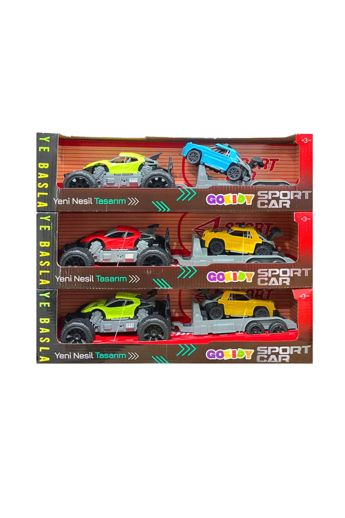 Genel Markalar YARIŞ SERİSİ URT-13-9567 KÜÇÜK VAGONLU ARABA +3(1