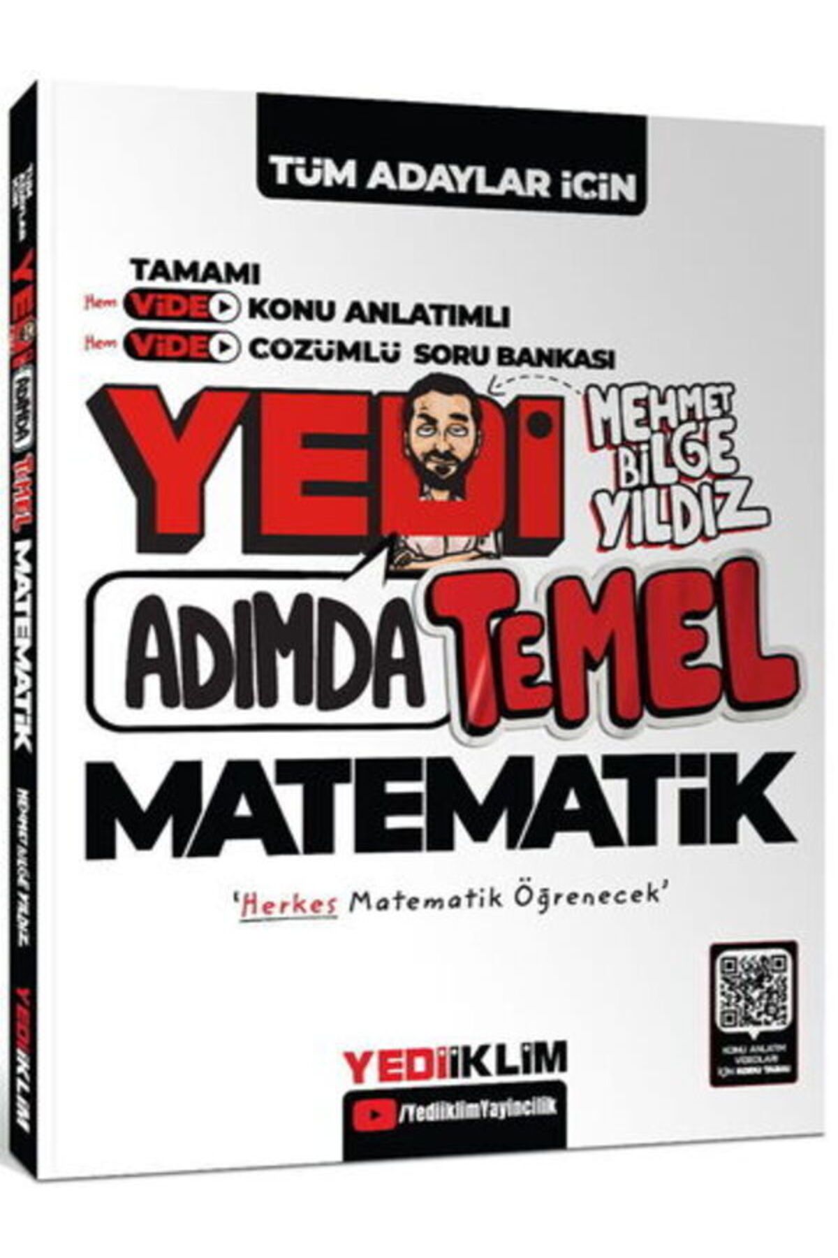 Yediiklim Yayınları Tüm Adaylar için Yedi Adımda Temel Matematik Video Konu Anlatımlı ve Çözümlü Soru Bankası