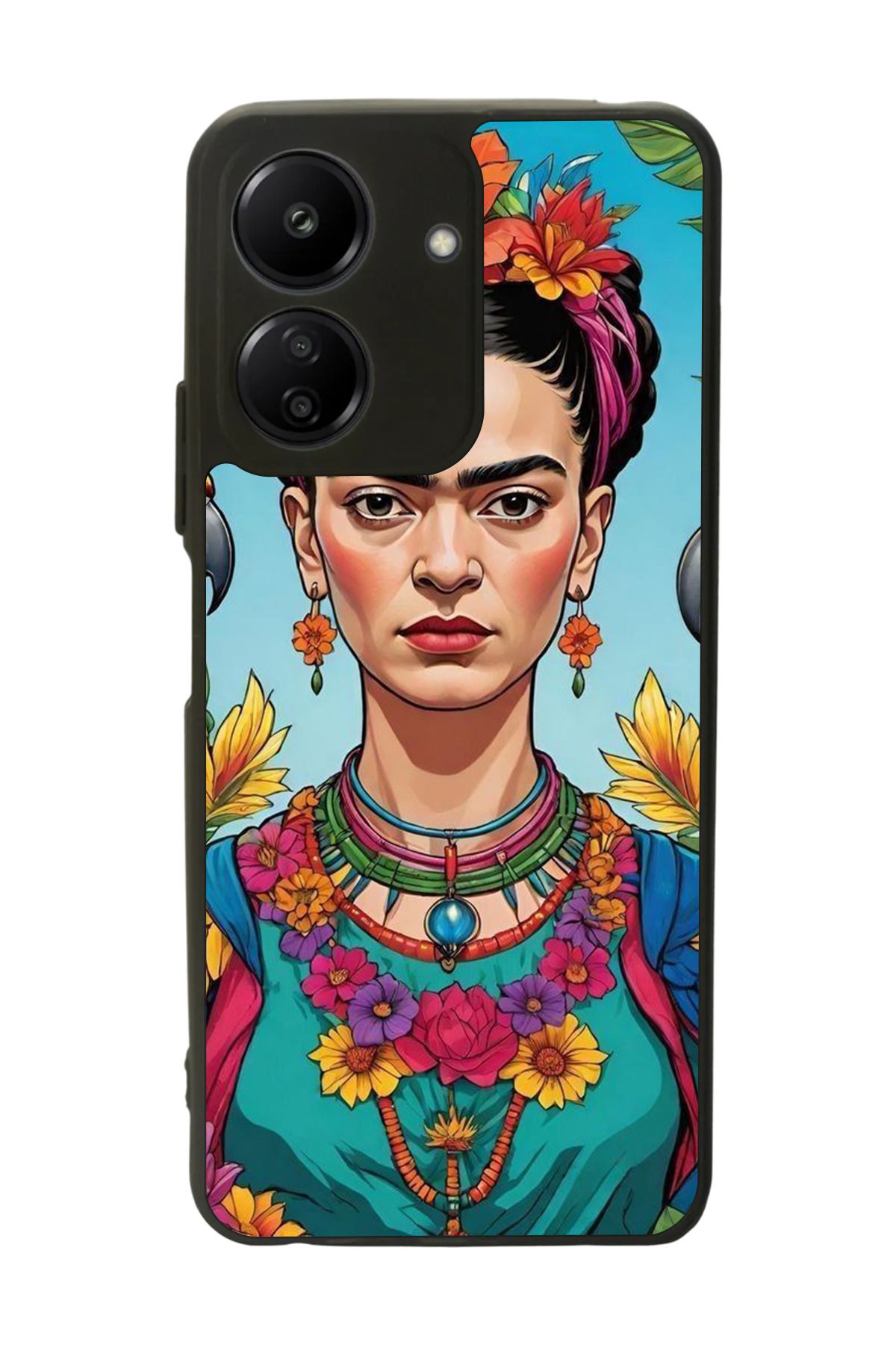 BGAKSESUAR Xiaomi Redmi 13C Uyumlu Mat Siyah Kılıf – Yumuşak Silikon, Koruyucu, Şok Emici Kapak