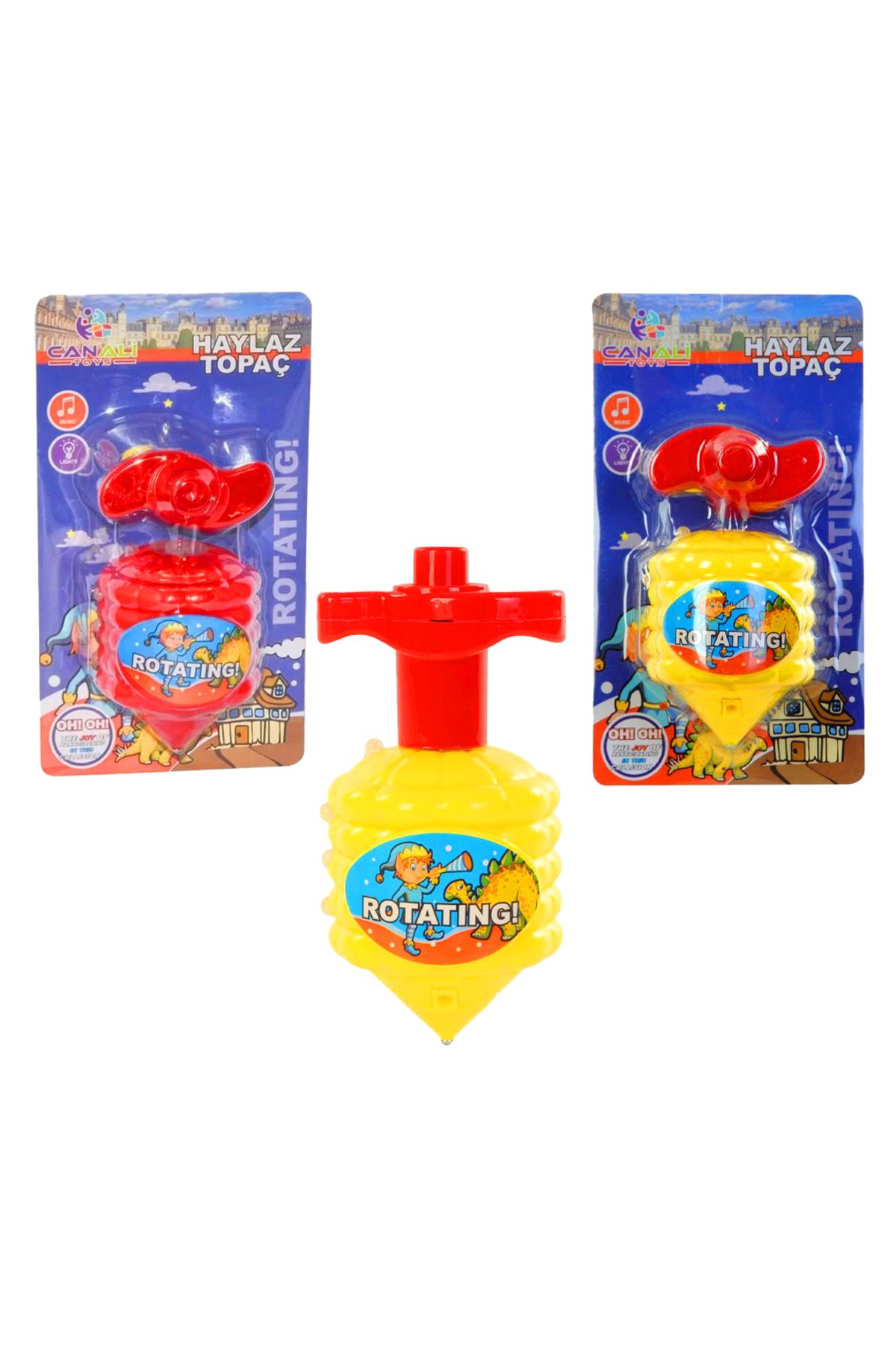 Banadabak ALİ TOYS HAYLAZ TOPAÇ CNL-1133-8 IŞIKLI SESLİ 3+(1 ADET FİYATIDIR)