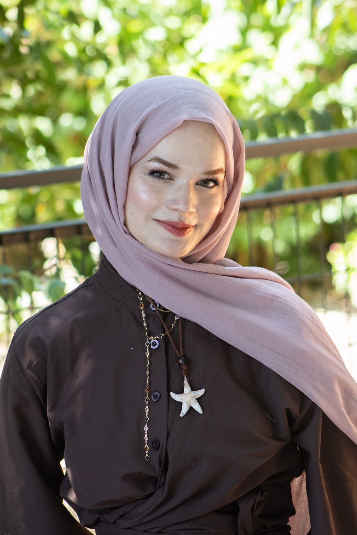 CHALE Pure Pamuk Serisi - Nude - %100 Pamuk Şal