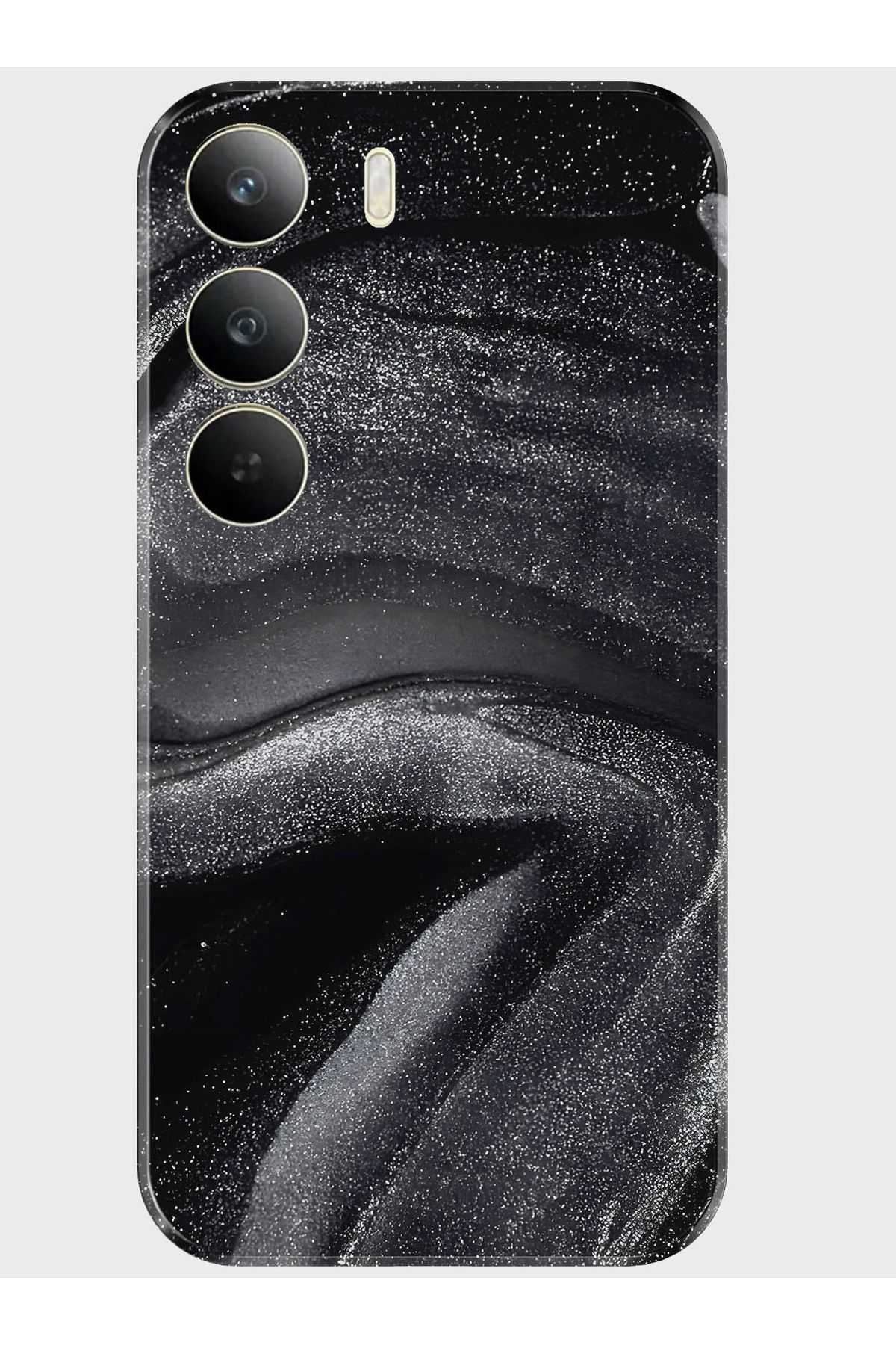 Activist Realme C75 Kılıf Baskılı Silikon Kapak - kül
