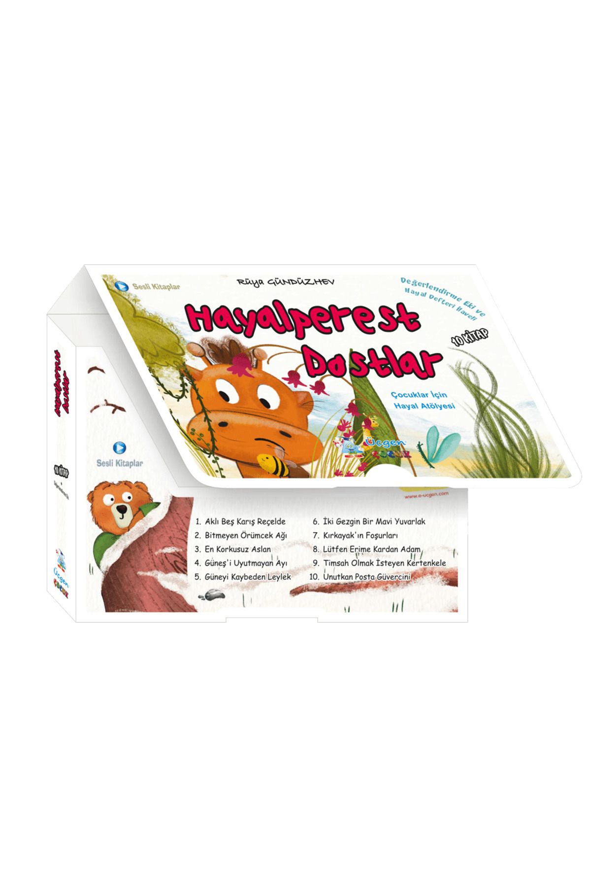 3K YAYIN Üçgen Yayıncılık Üçgen Çocuk HAYALPEREST DOSTLAR Hikaye Serisi 10 Kitap Sesli Kitap 2.SINIF 3.SINIF