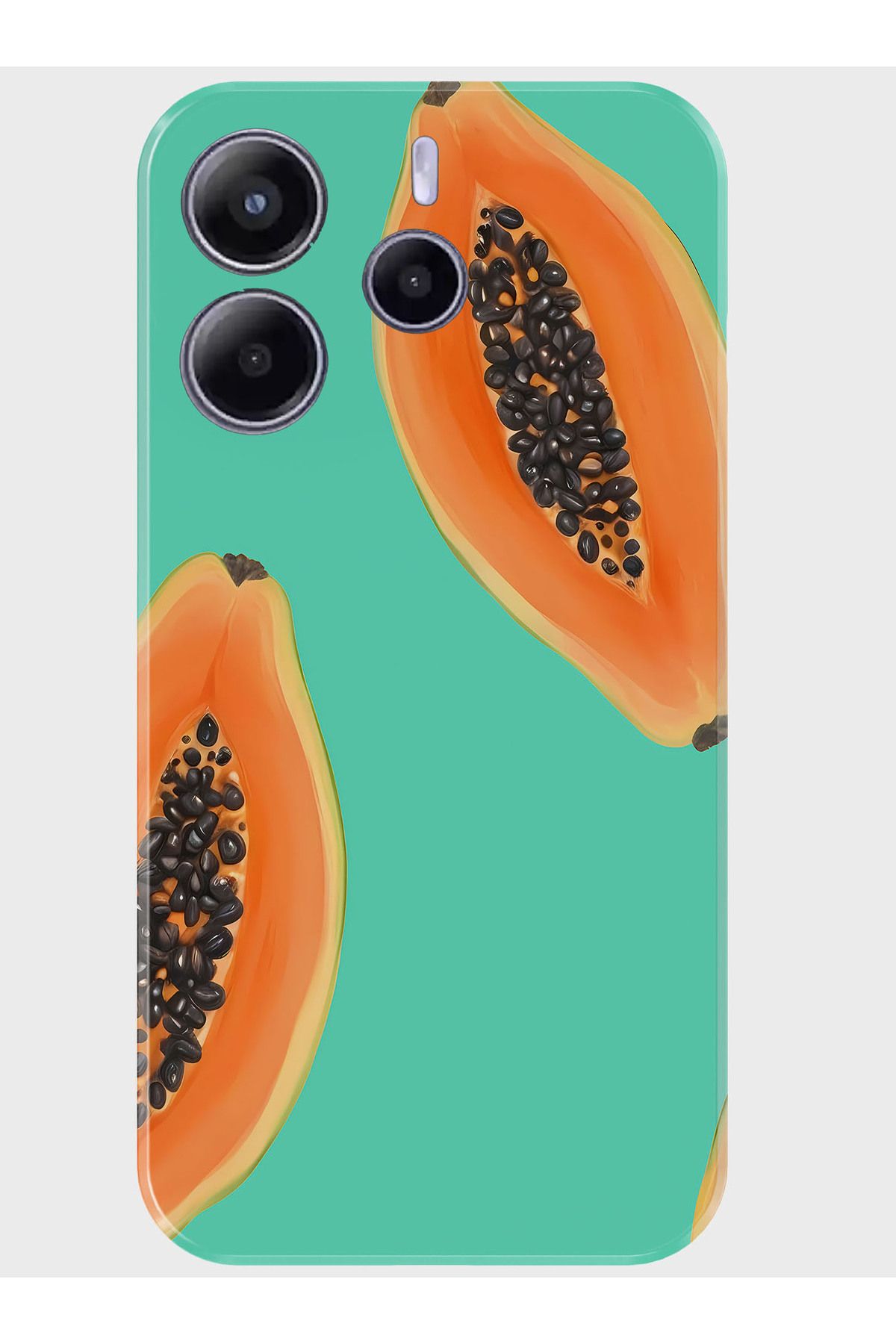 Activist Xiaomi Redmi Note 14 5G Kılıf Baskılı Silikon Kapak - papaya
